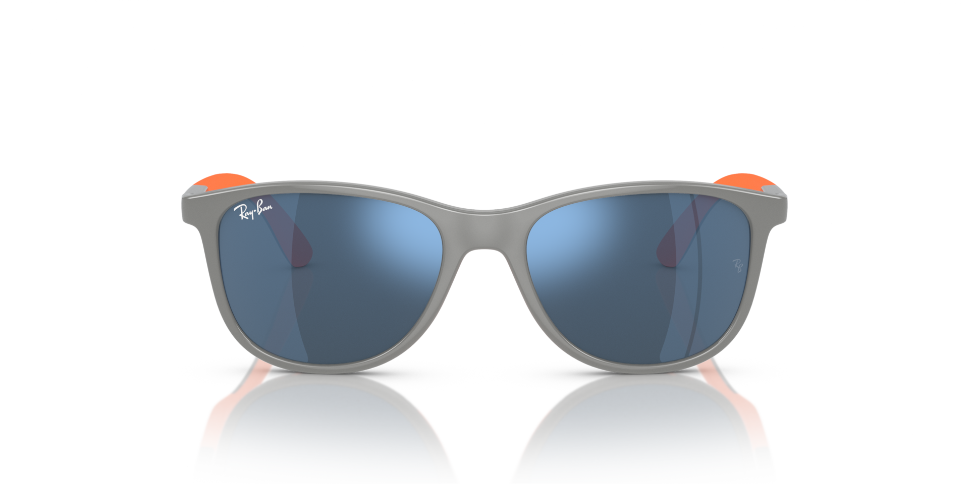 Ray-Ban RB9077S KIDS BIO-BASED Grey On Orange, Size: L