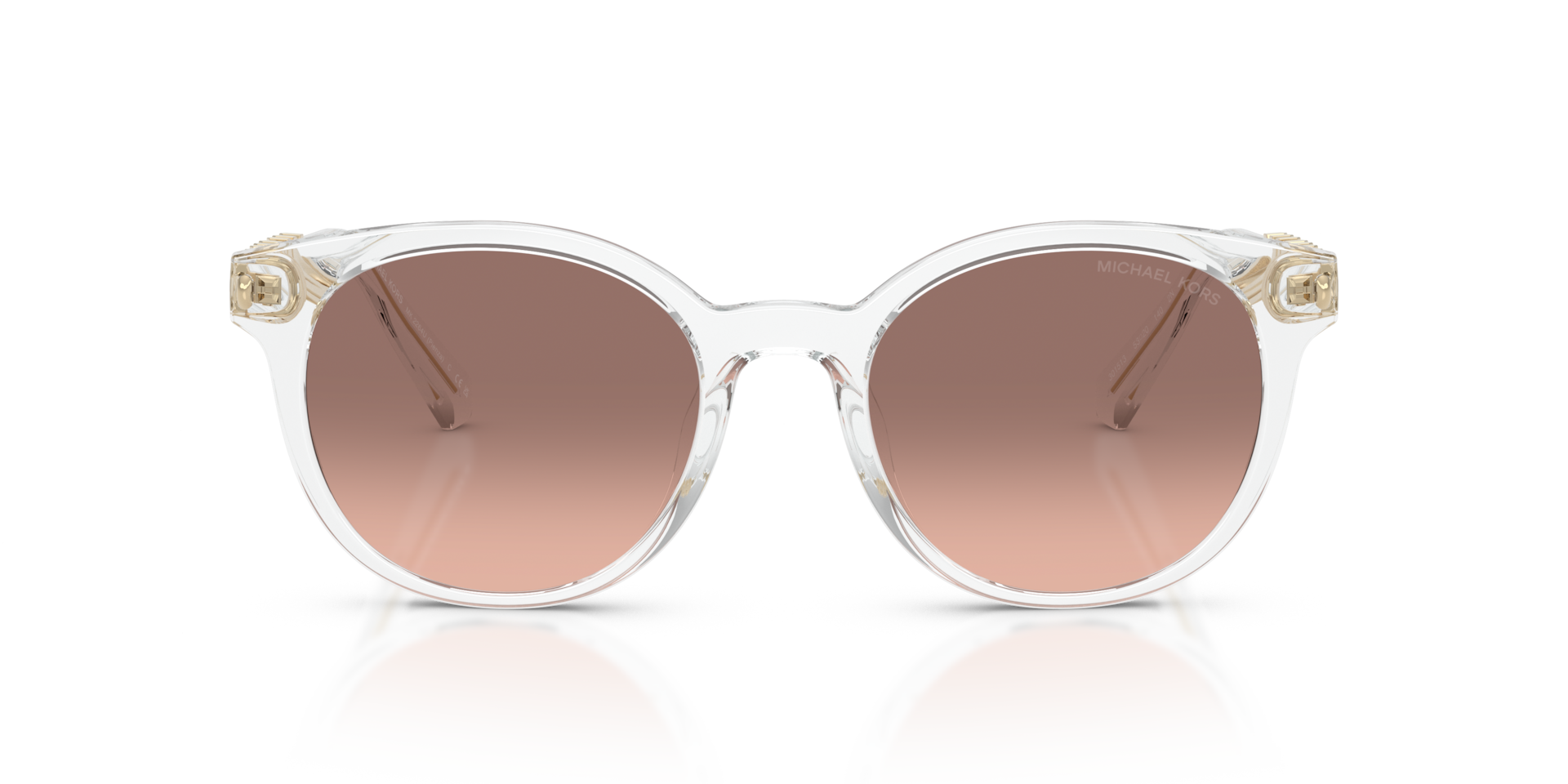 MICHAEL KORS Woman Sunglasses Pienza  -  Frame color: Crystal, Lens color: Pink Gradient Dark Brown