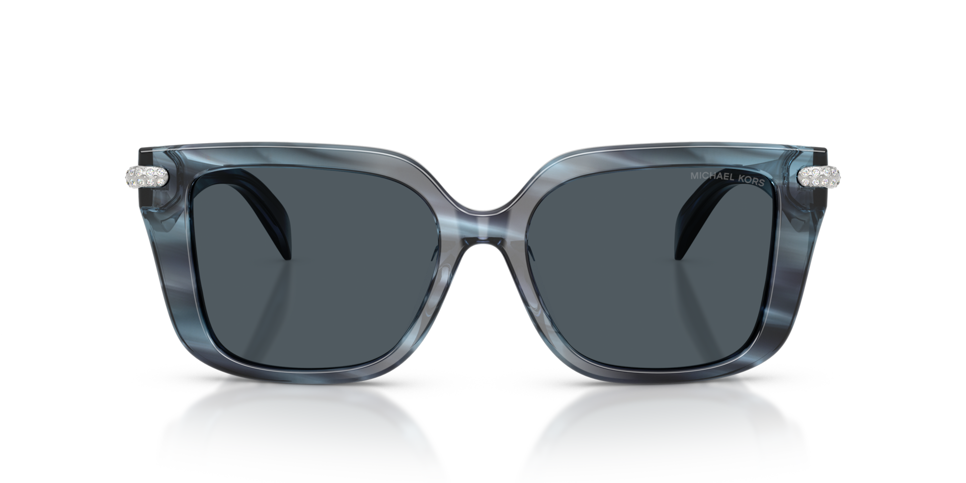 MICHAEL KORS Woman Sunglasses Santo Domingo  -  Frame color: Denim Horn, Lens color: Blue