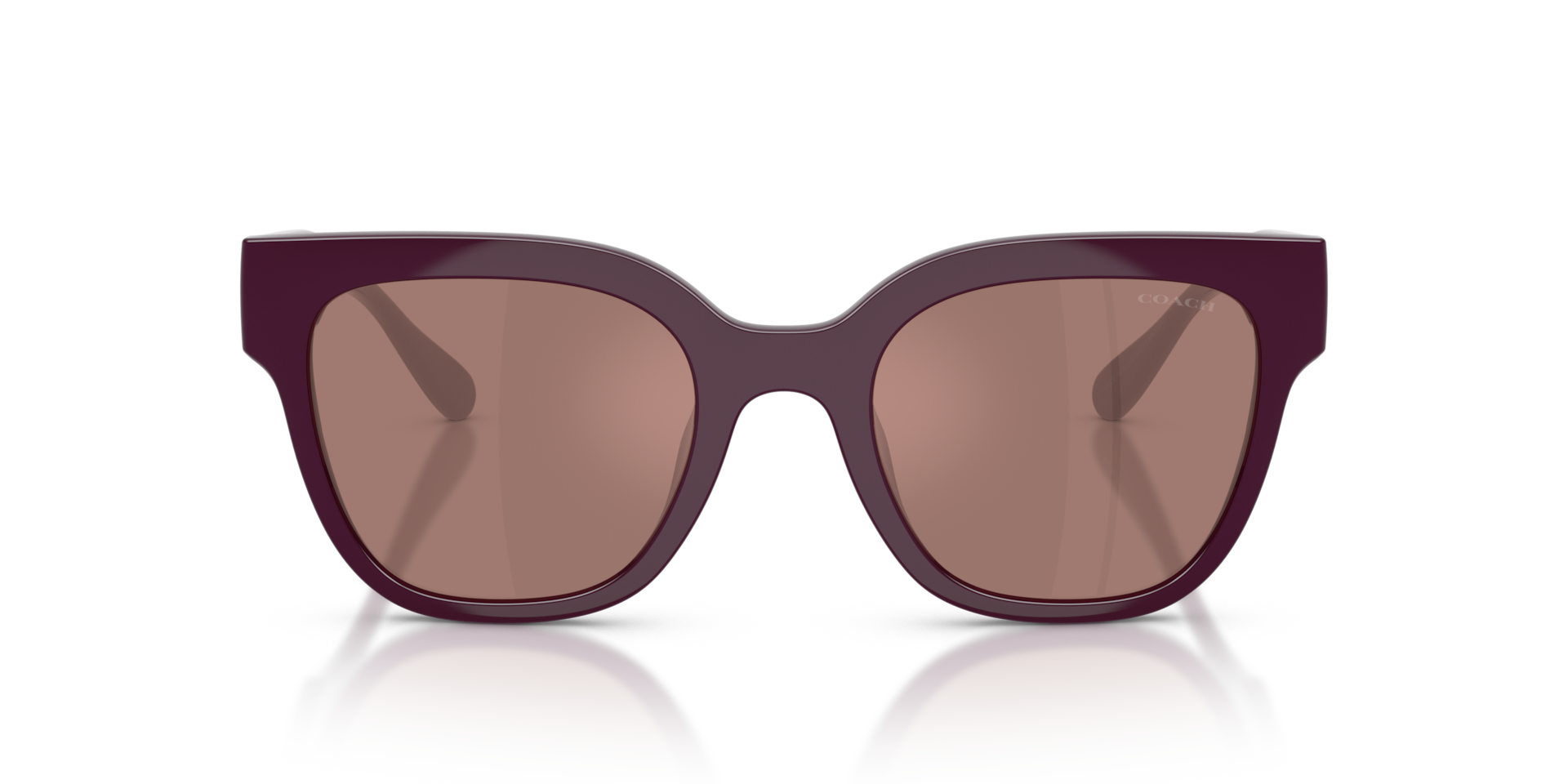 COACH Woman Sunglasses CFT88 - Frame color: Purple, Lens color: Purple Flash