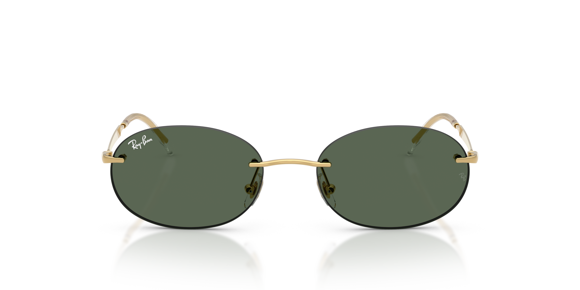 RAY-BAN Unisex Sunglasses RB3767  -  Frame color: Arista Gold, Lens color: Dark Green