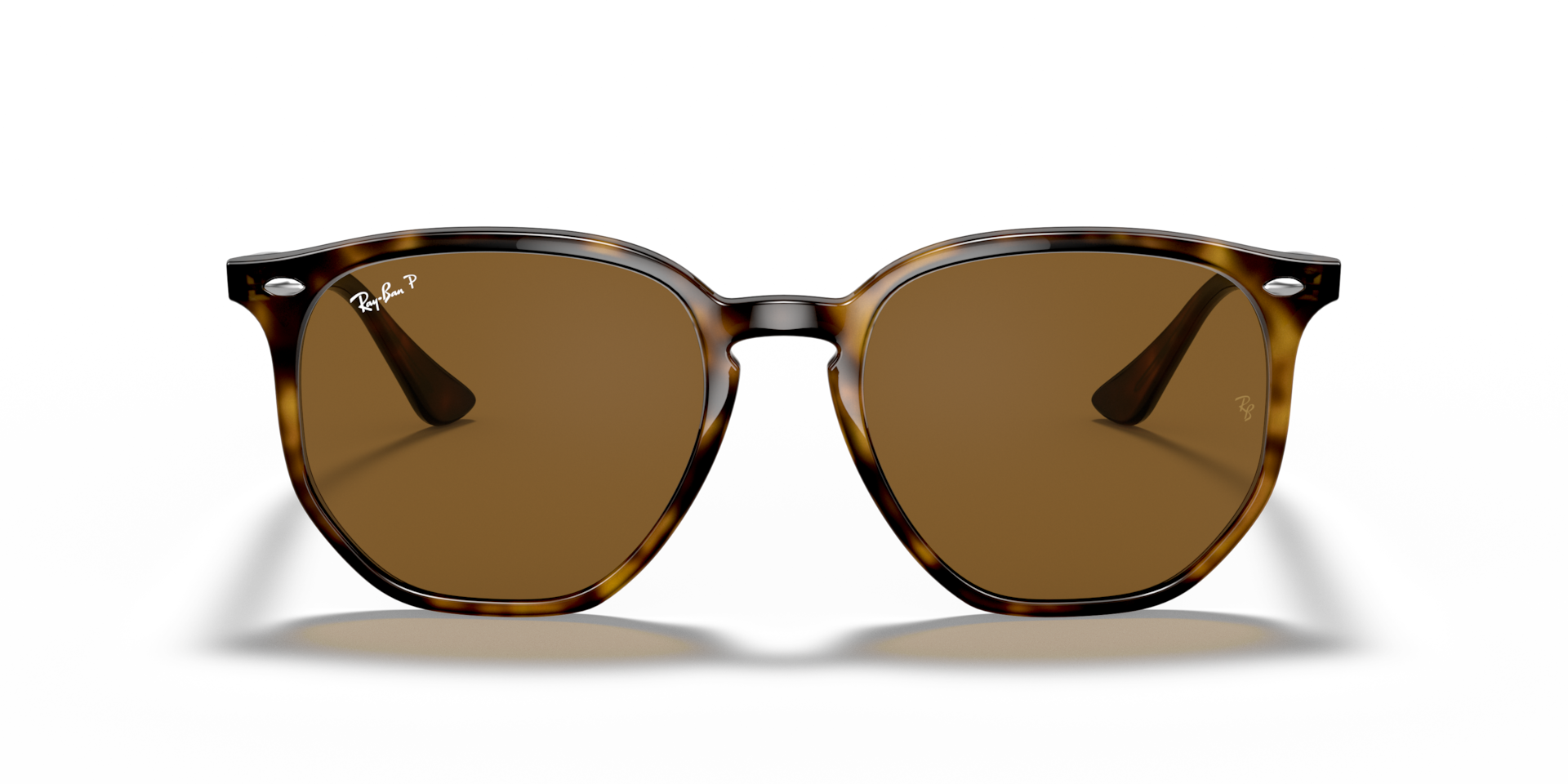 RAY-BAN Unisex Sunglasses RB4306  -  Frame color: Light Havana, Lens color: Brown Polarized