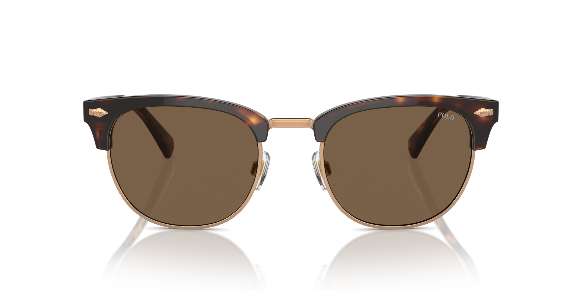 POLO RALPH LAUREN Man Sunglasses PH4217 - Frame color: Shiny Brown Tortoise, Lens color: Brown