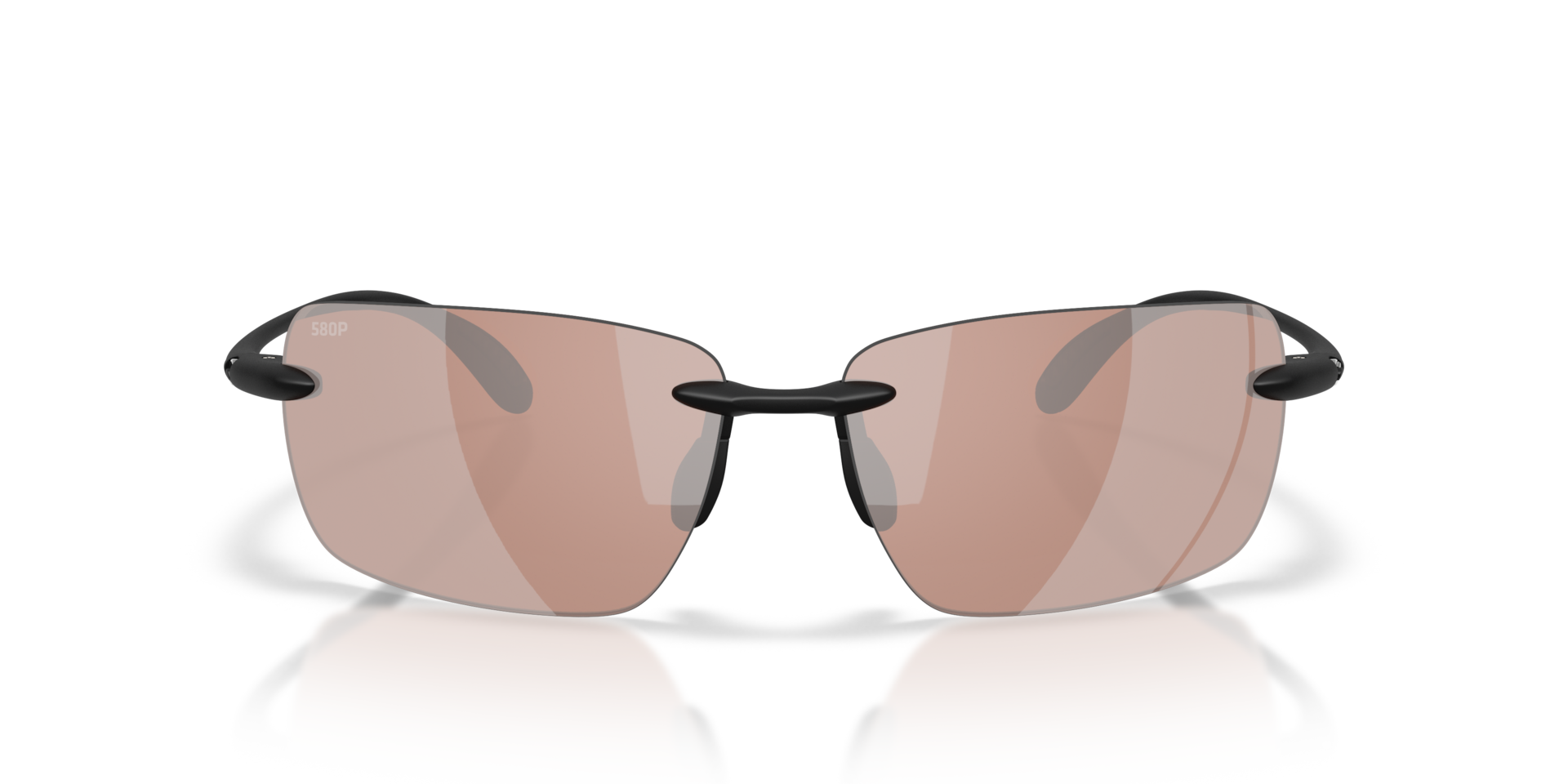 COSTA Man Sunglasses Gulf Shore - Frame color: Matte Black, Lens color: Copper Silver Mirror