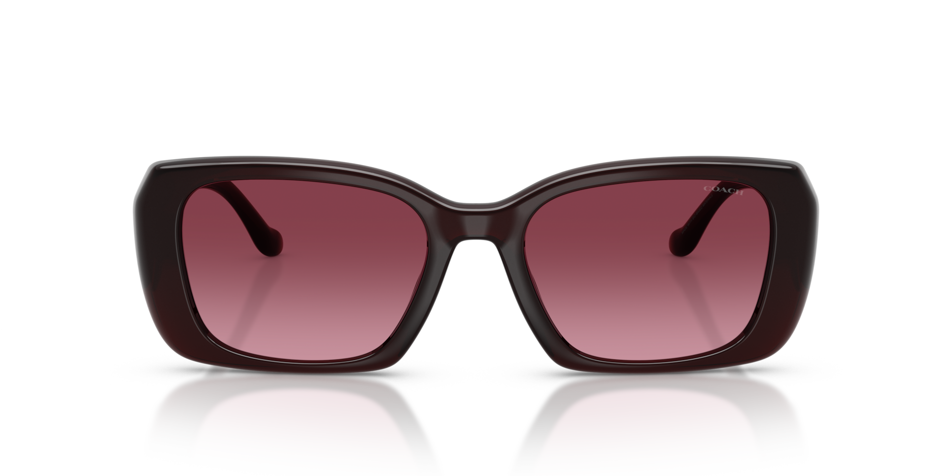 COACH Woman Sunglasses CBY82  -  Frame color: Milky Merlot, Lens color: Merlot Gradient