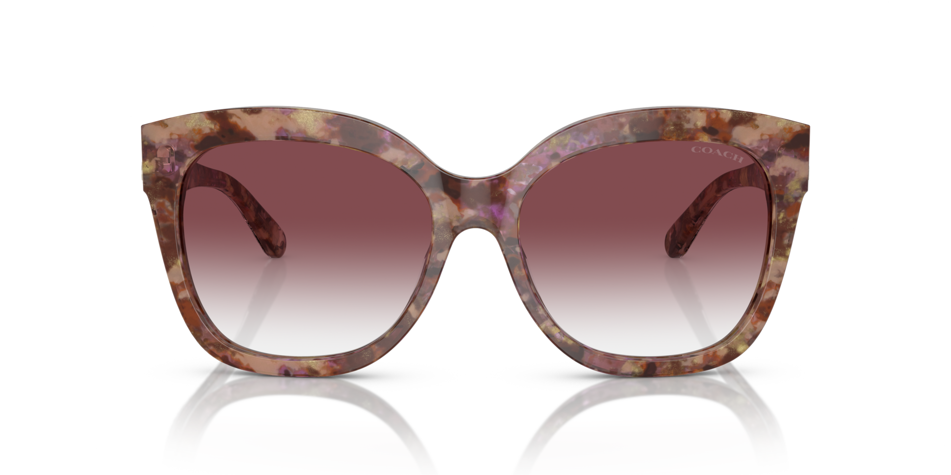 COACH Woman Sunglasses L1083  -  Frame color: Petal Tortoise, Lens color: Purple Clear Gradient