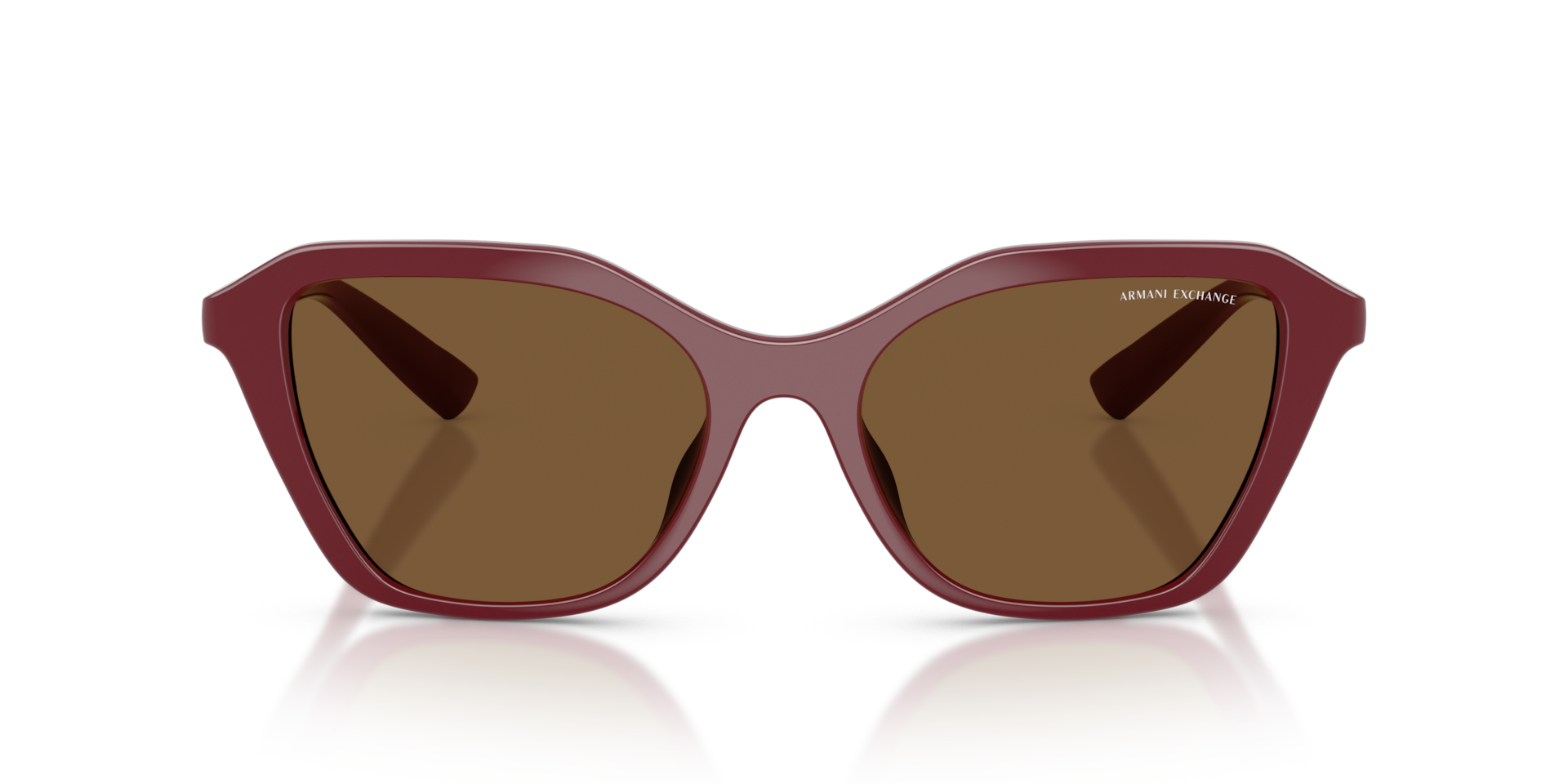 ARMANI EXCHANGE Woman Sunglasses AX4173SU - Frame color: Shiny Bordeaux, Lens color: Brown