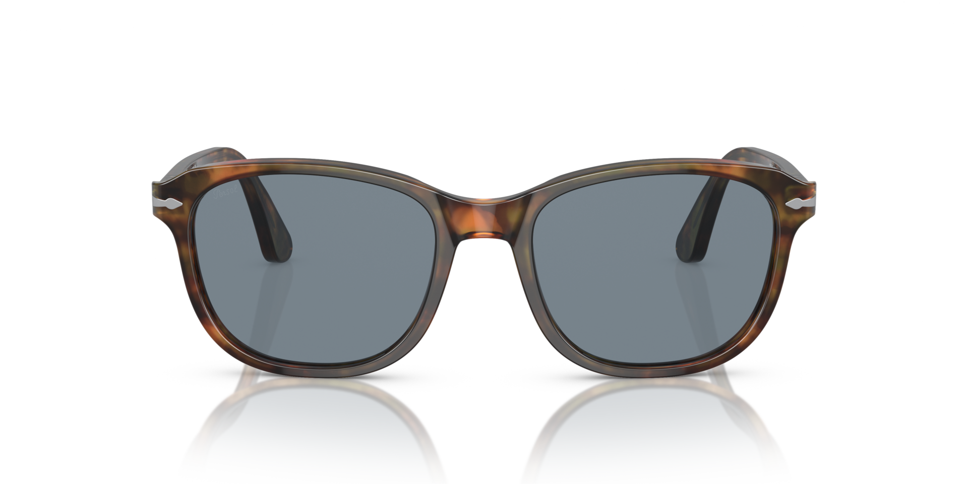 PERSOL Unisex Sunglasses PO1935S  -  Frame color: Caffe, Lens color: Light Blue