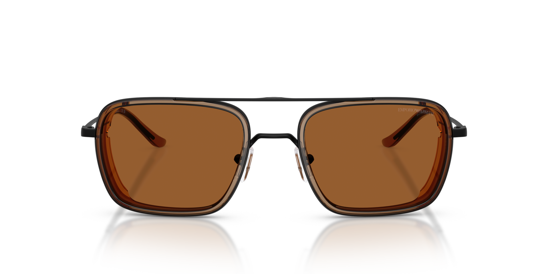 EMPORIO ARMANI Man Sunglasses EA2162  -  Frame color: Matte Black, Lens color: Dark Bronze
