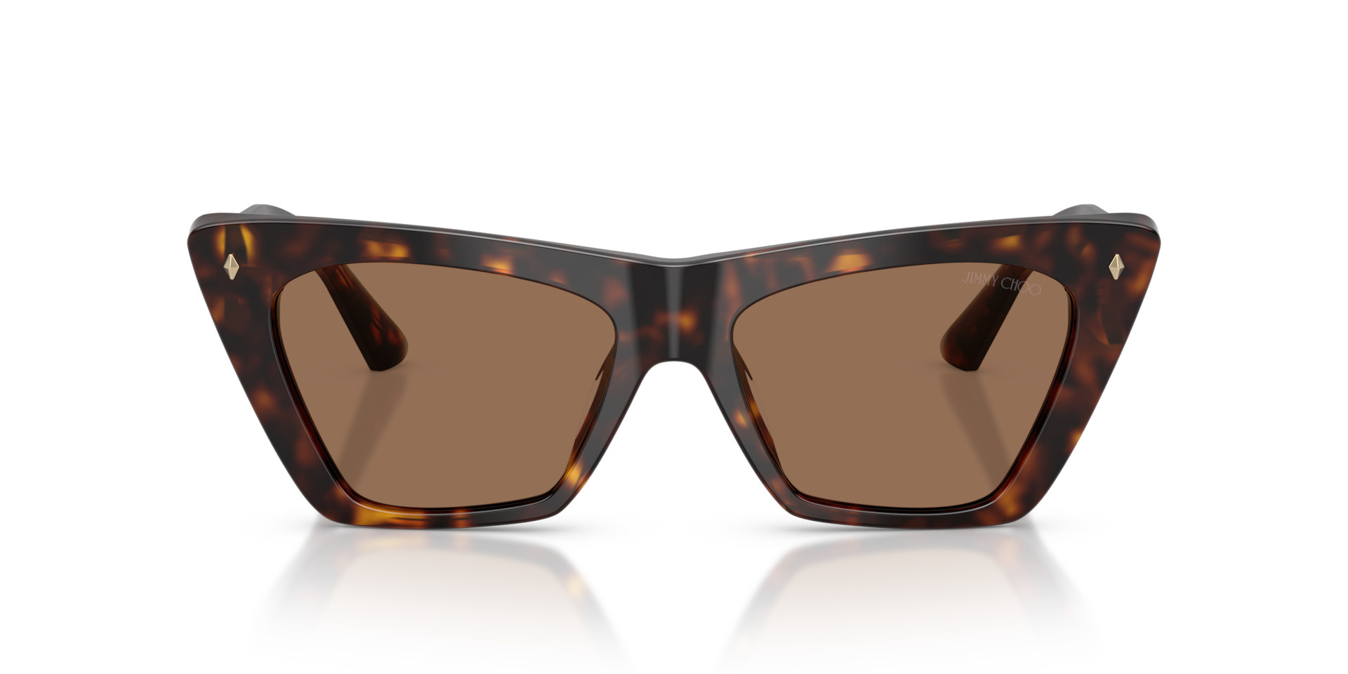 JIMMY CHOO Woman Sunglasses JC5062U - Frame color: Havana, Lens color: Dark Brown