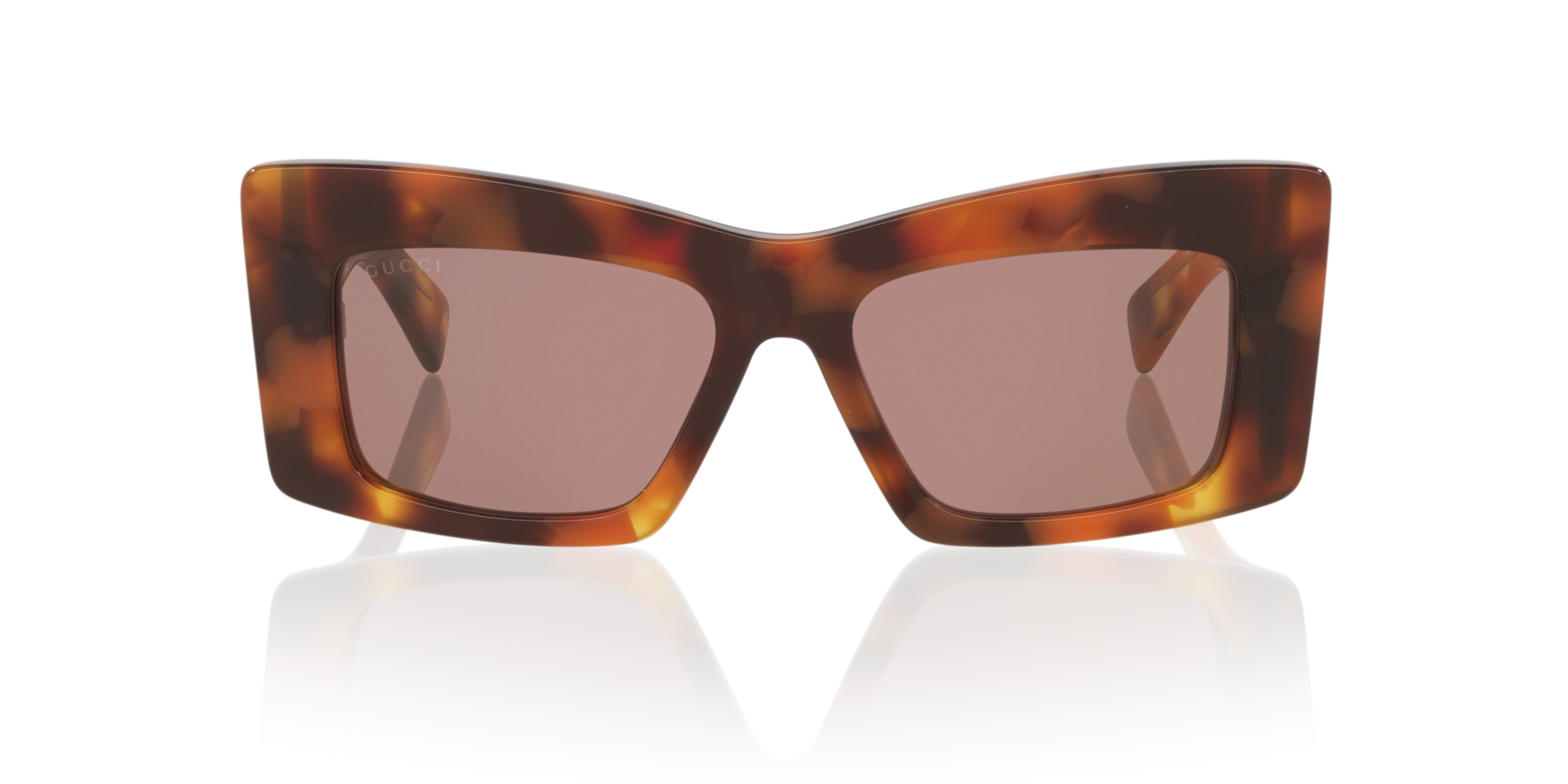 GUCCI Woman Sunglasses GG1842S  -  Frame color: Tortoise Blonde, Lens color: Purple