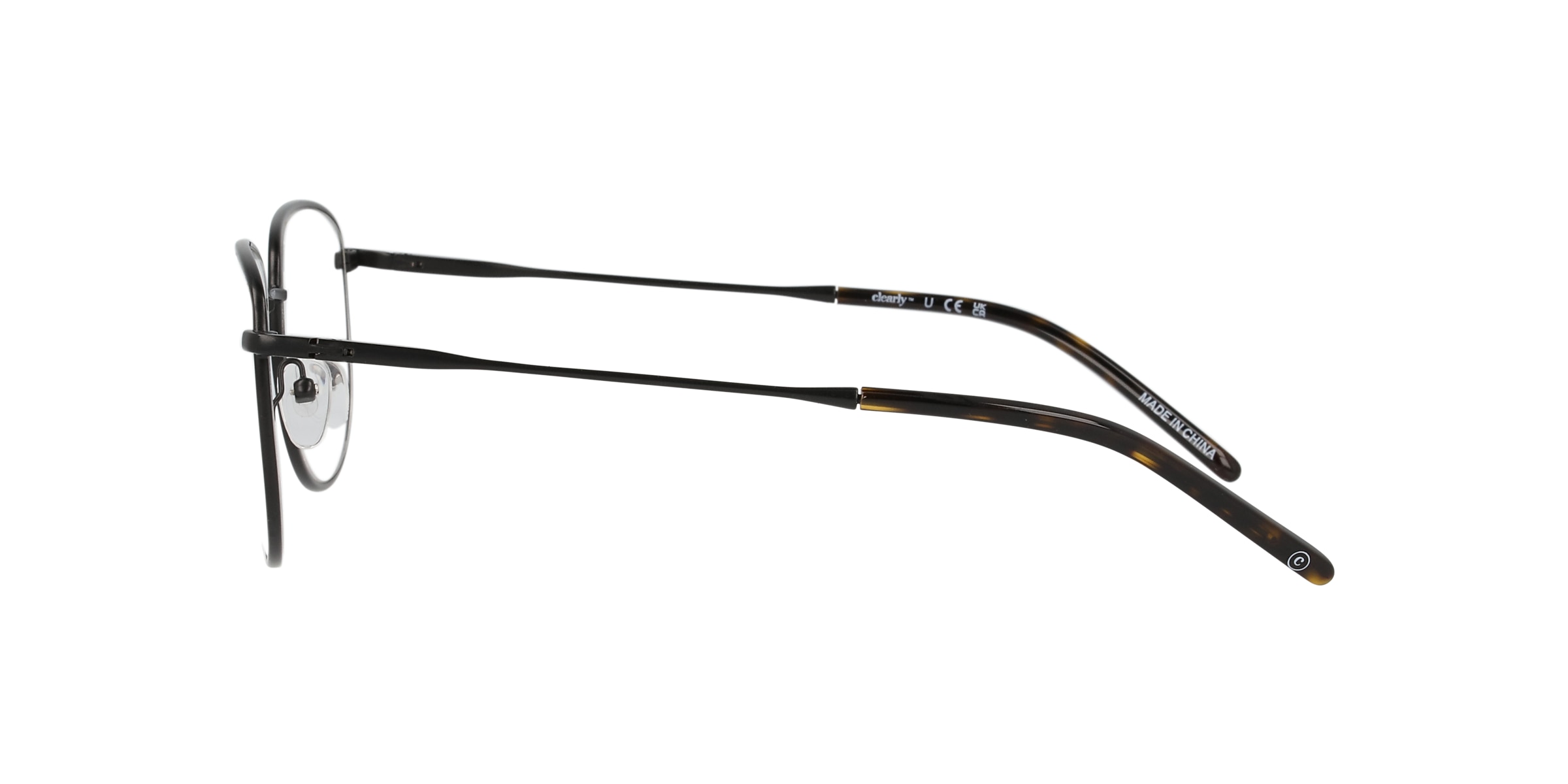 Clearly Glasses GREEN STEEL