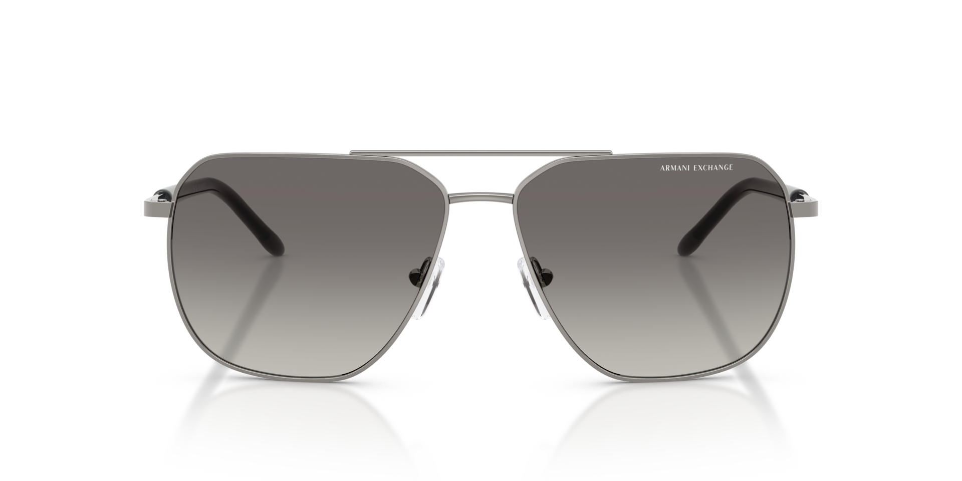 ARMANI EXCHANGE Man Sunglasses AX2057S  -  Frame color: Shiny Gunmetal, Lens color: Polarized Grey Gradient