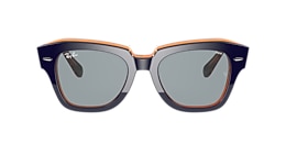 Ray-Ban Sunglasses RB2186 STATE STREET ORANGE FLUO