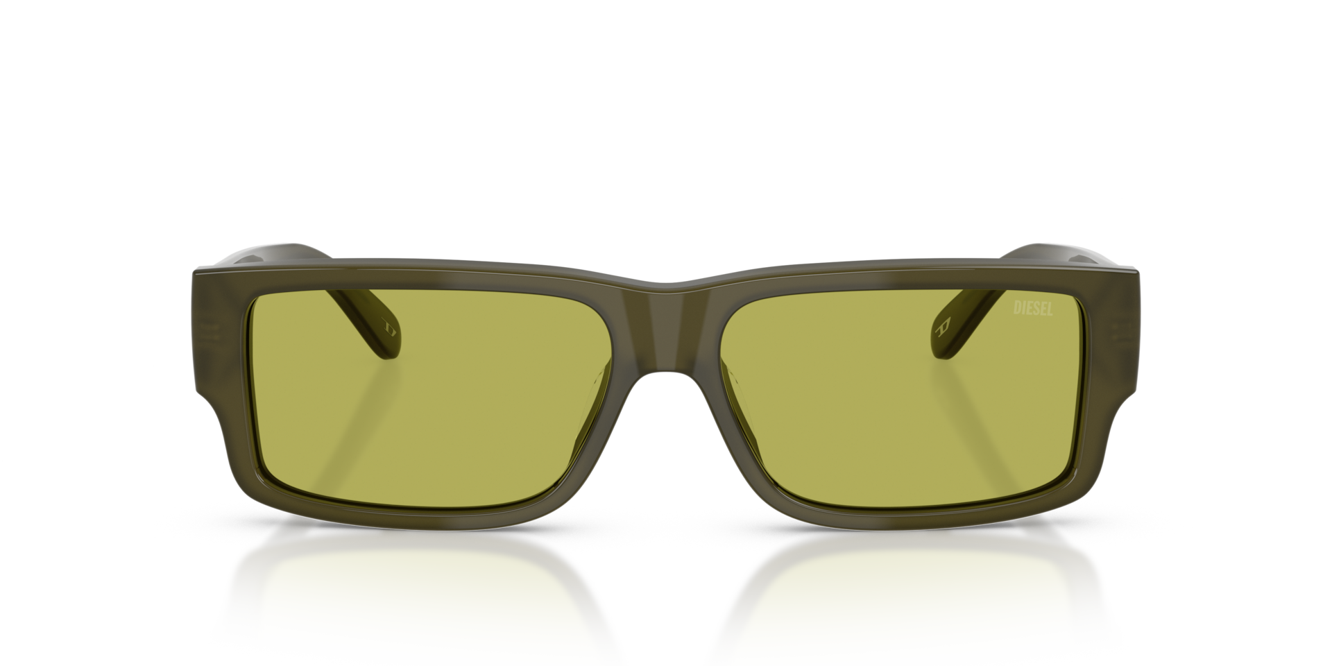 DIESEL Man Sunglasses DL2003  -  Frame color: Green, Lens color: Green