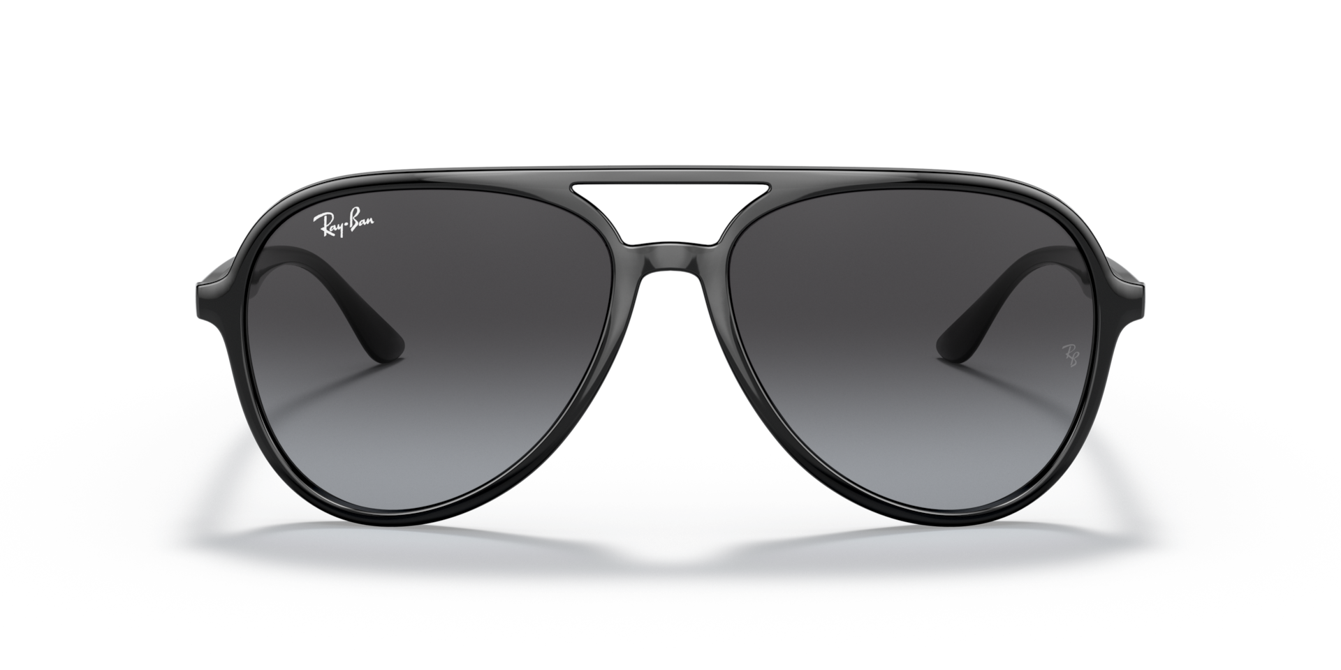 RAY-BAN Unisex Sunglasses RB4376 - Frame color: Black, Lens color: Grey Gradient