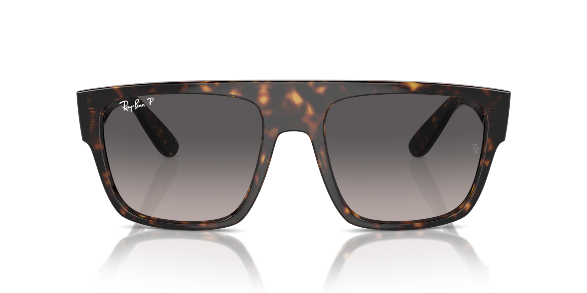RAY-BAN Unisex Sunglasses Drifter  -  Frame color: Havana, Lens color: Grey Polarized