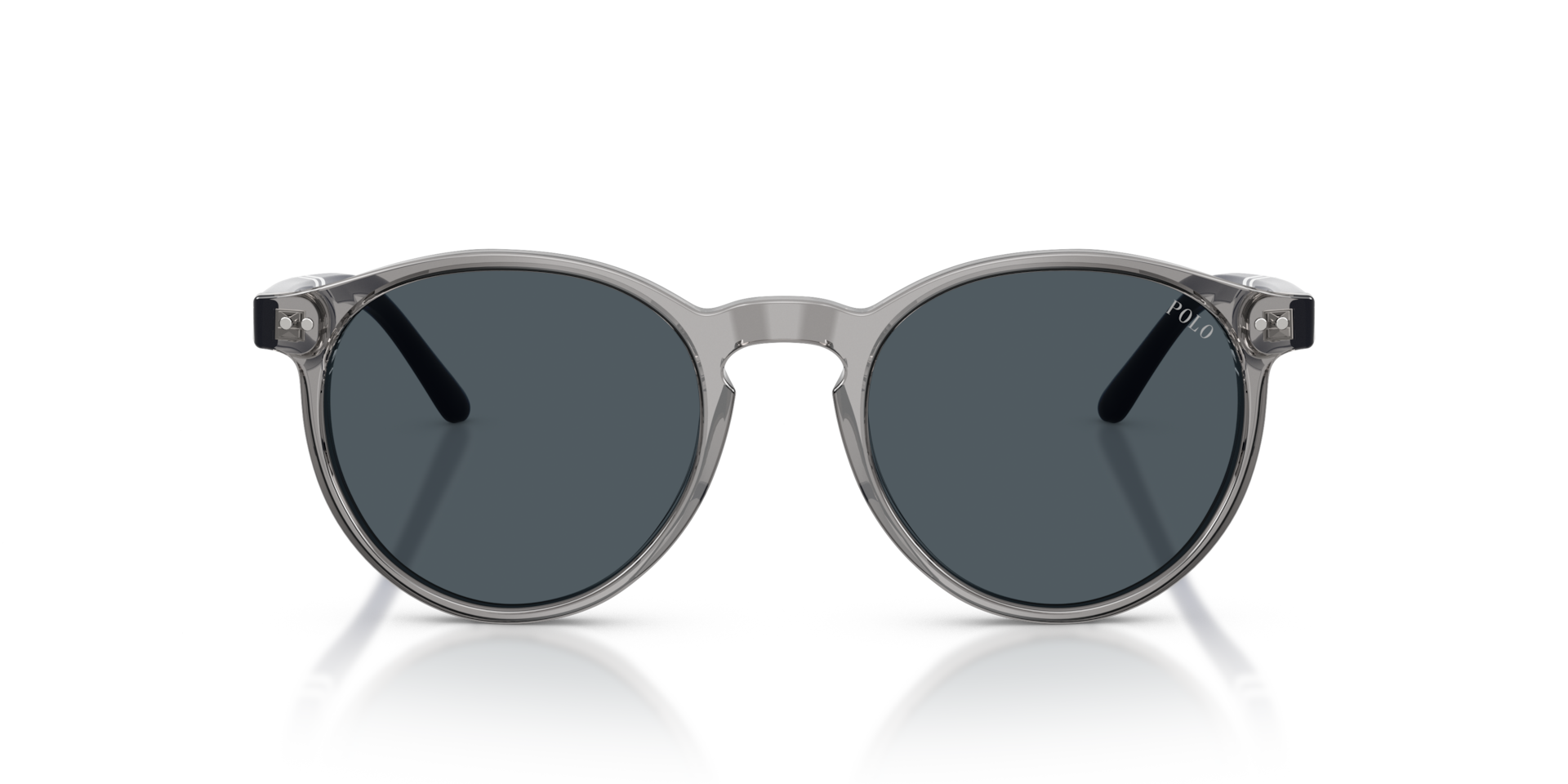 POLO RALPH LAUREN Man Sunglasses PH4236  -  Frame color: Shiny Transparent Grey, Lens color: Dark Grey