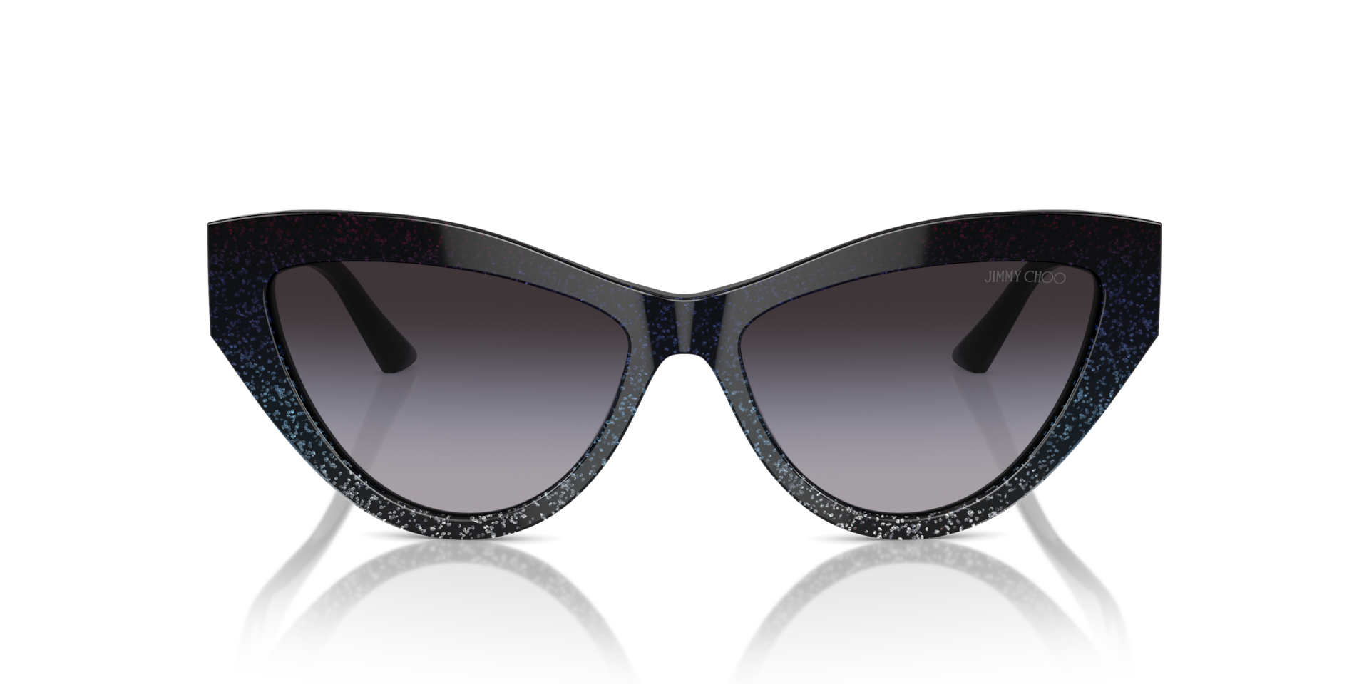 JIMMY CHOO Woman Sunglasses JC5004  -  Frame color: Black Gradient Glitter, Lens color: Grey Gradient
