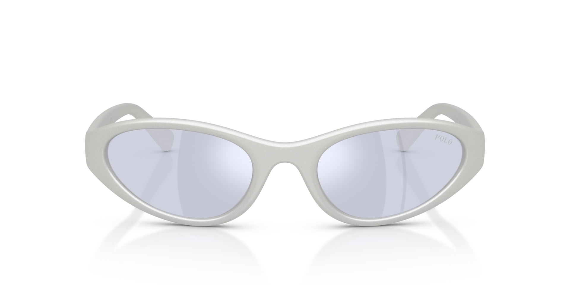POLO RALPH LAUREN Man Sunglasses PH4248U - Frame color: Semishiny Silver, Lens color: Purple