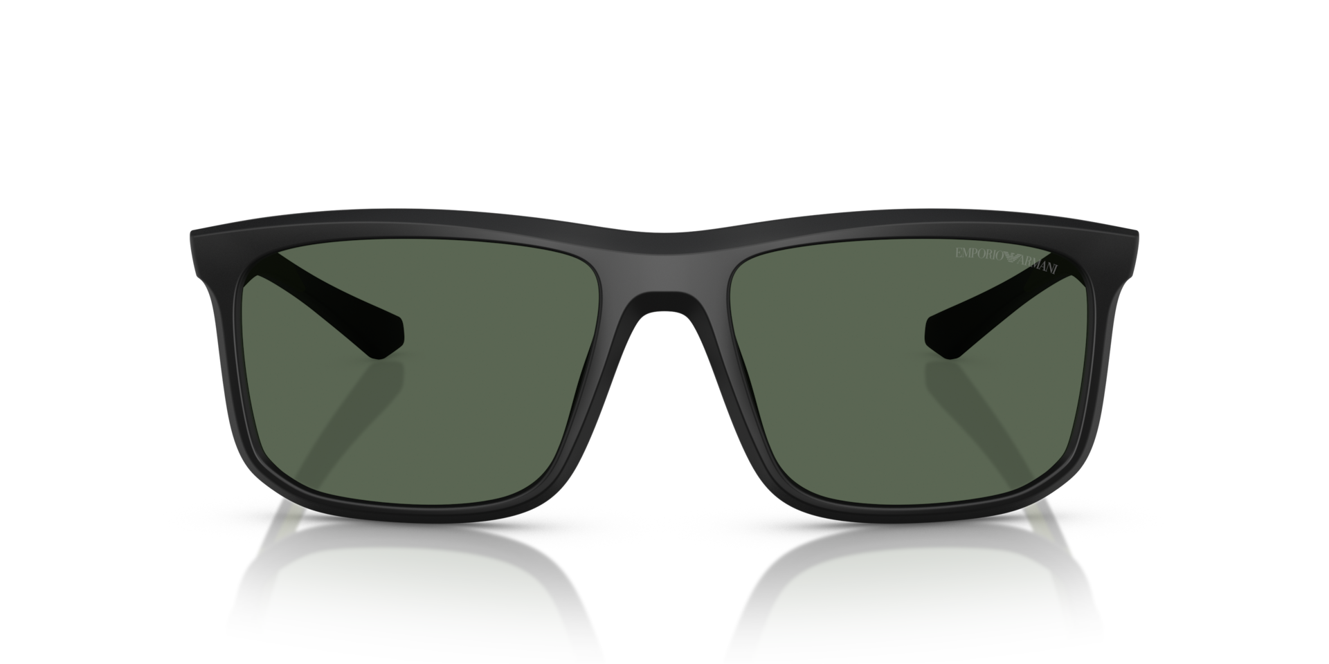 EMPORIO ARMANI Man Sunglasses EA4234U - Frame color: Matte Black, Lens color: Dark Green
