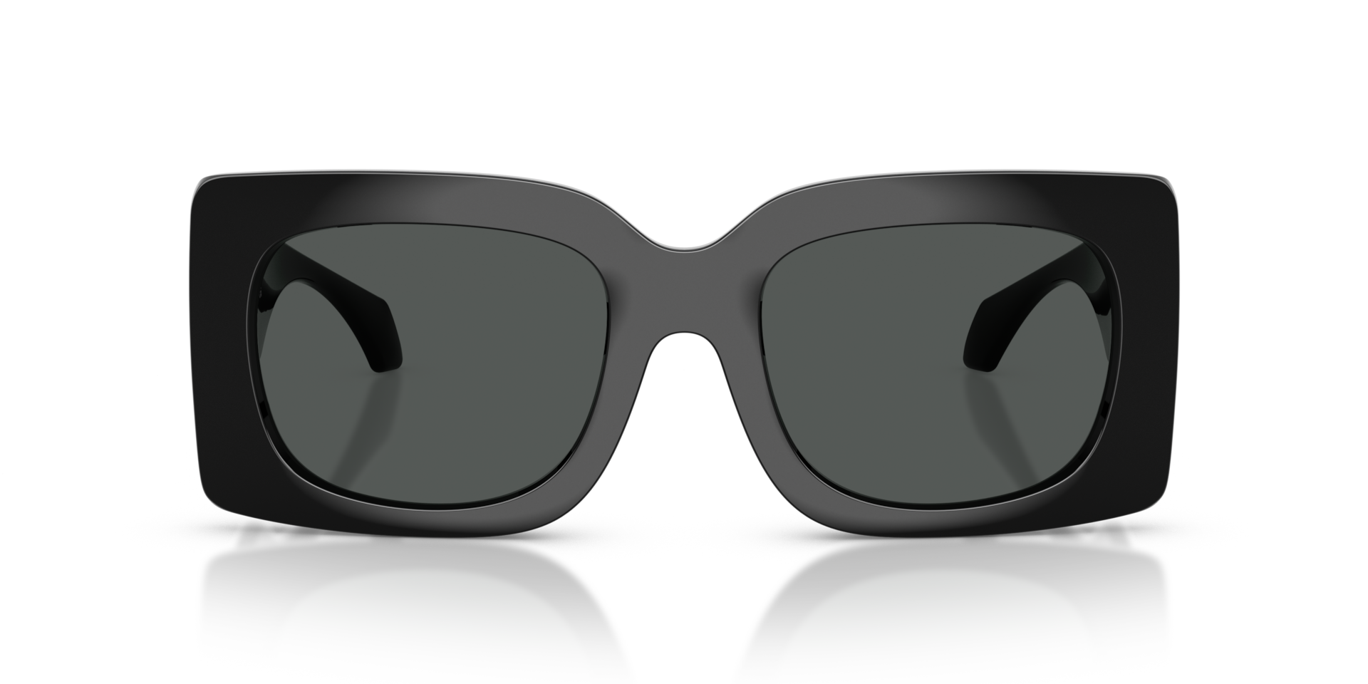 VERSACE Woman Sunglasses VE4496U - Frame color: Black, Lens color: Dark Grey