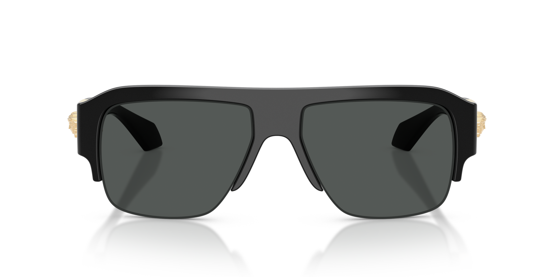 VERSACE Man Sunglasses VE4525U  -  Frame color: Black, Lens color: Dark Grey