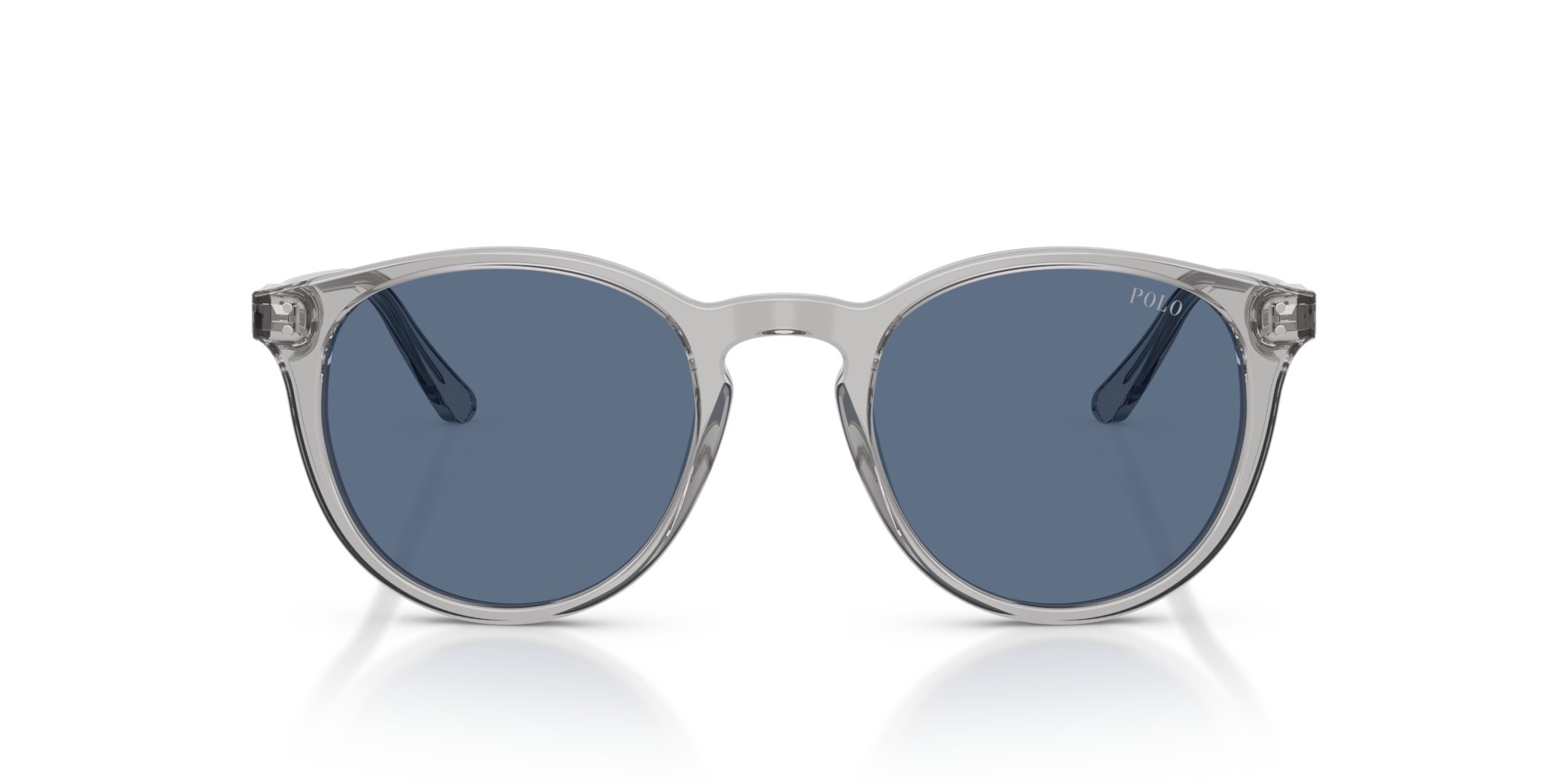 POLO RALPH LAUREN Man Sunglasses PH4110  -  Frame color: Transparent Grey, Lens color: Dark Blue