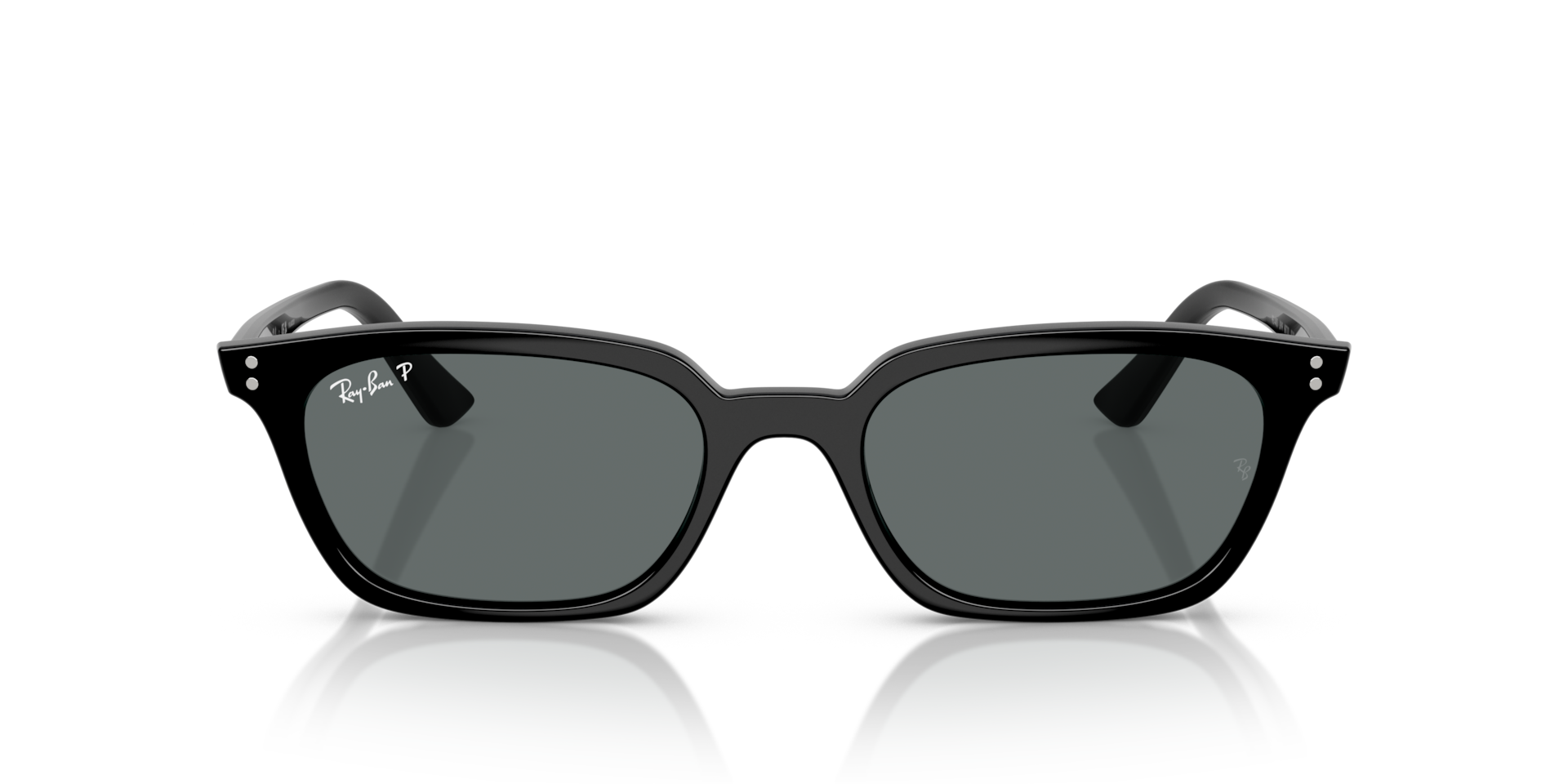 RAY-BAN Unisex Sunglasses Zaya Bio-Based  -  Frame color: Black, Lens color: Dark Grey Polarized