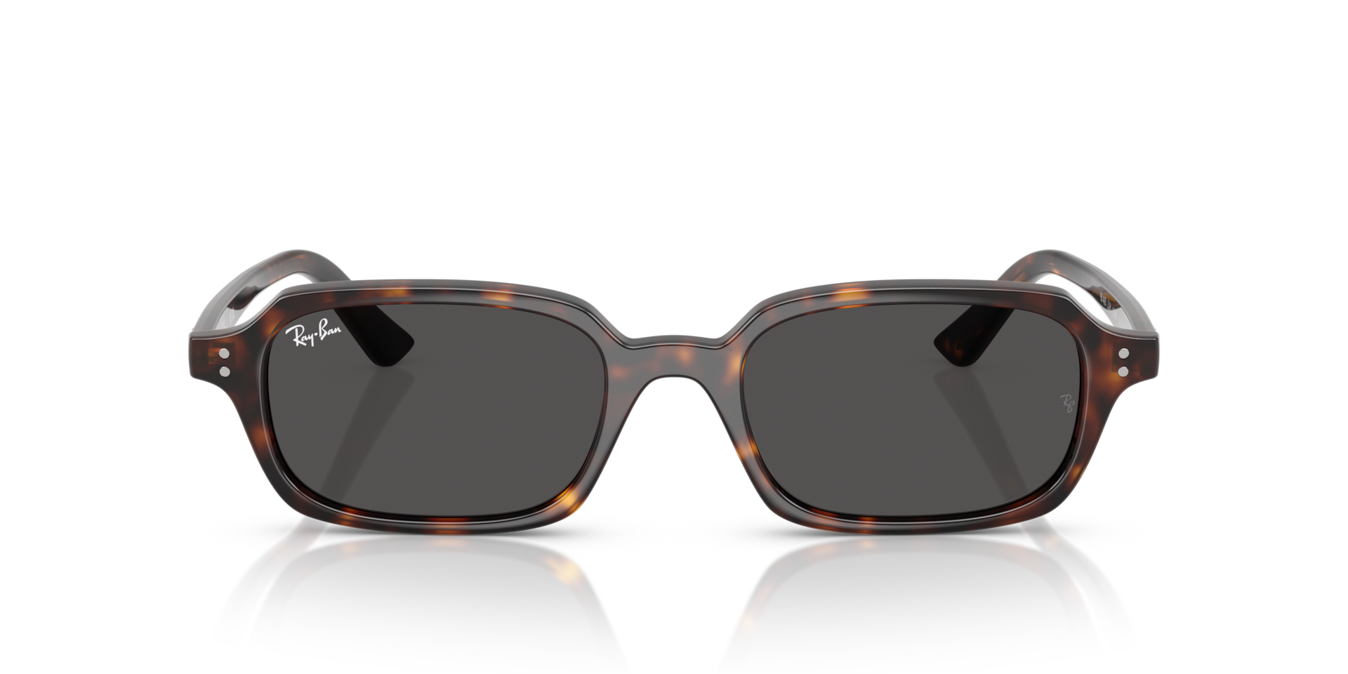 RAY-BAN Unisex Sunglasses Zuri Bio-Based  -  Frame color: Havana, Lens color: Dark Grey