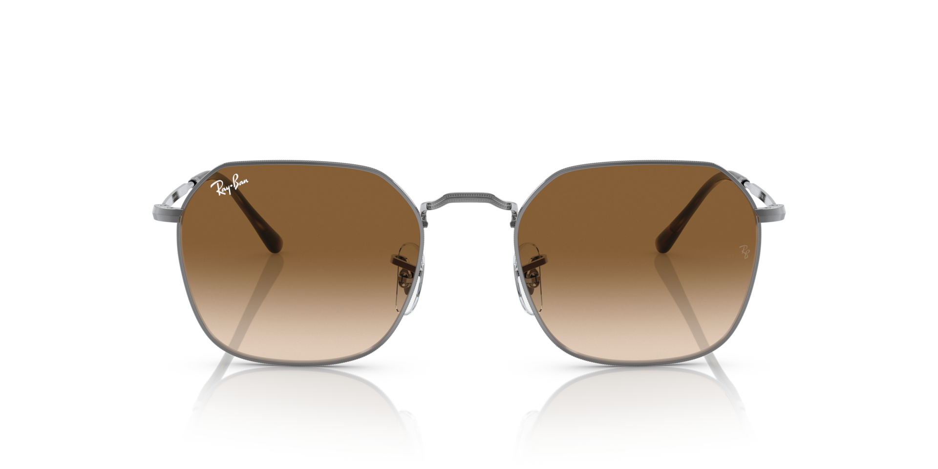 RAY-BAN Unisex Sunglasses Jim  -  Frame color: Gunmetal, Lens color: Brown