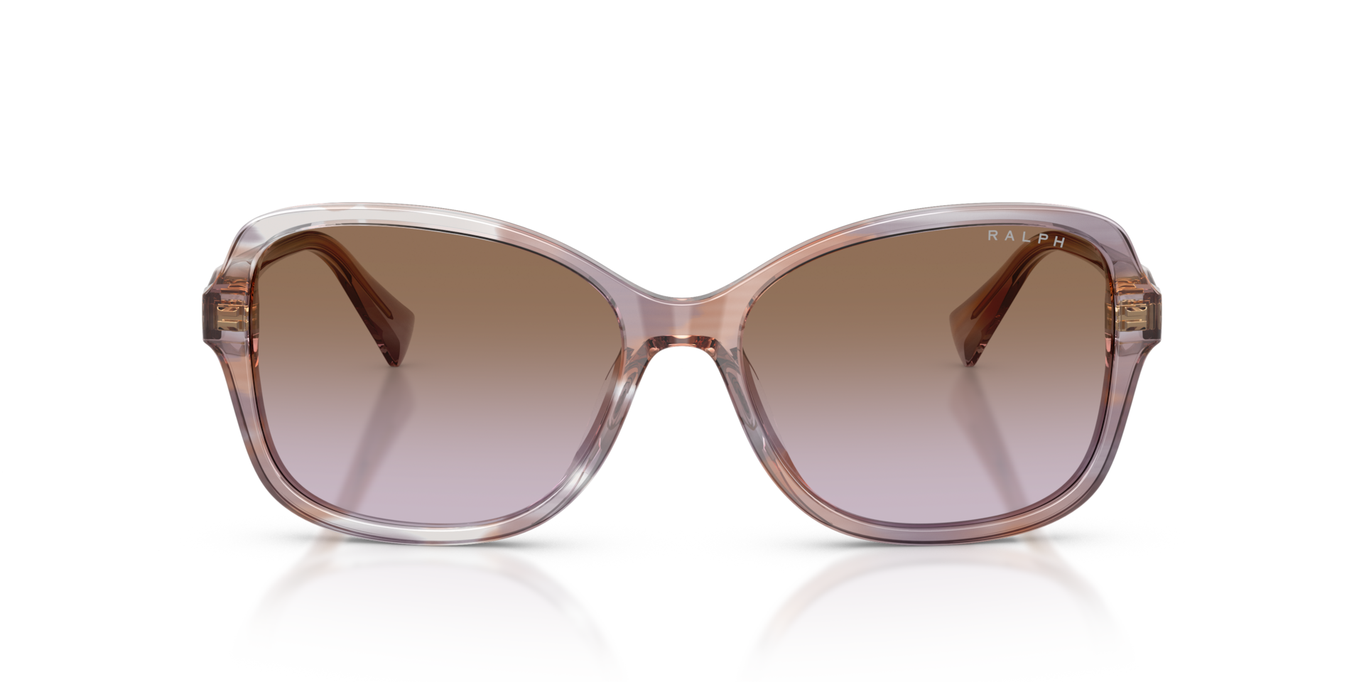 RALPH Woman Sunglasses RA5351U  -  Frame color: Striped Brown, Lens color: Gradient Violet