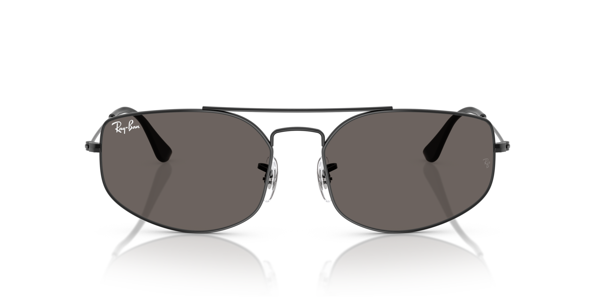 RAY-BAN Unisex Sunglasses Explorer V  -  Frame color: Black, Lens color: Dark Grey