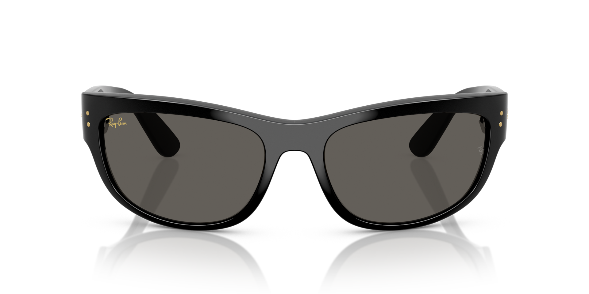 RAY-BAN Unisex Sunglasses Mega Balorama Blacked Out Collection  -  Frame color: Black, Lens color: Ultra Black