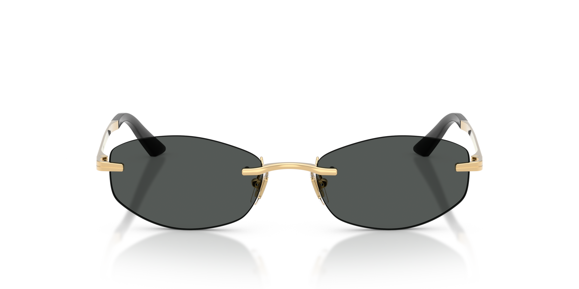 VERSACE Woman Sunglasses VE2308D - Frame color: Gold Versace, Lens color: Dark Grey