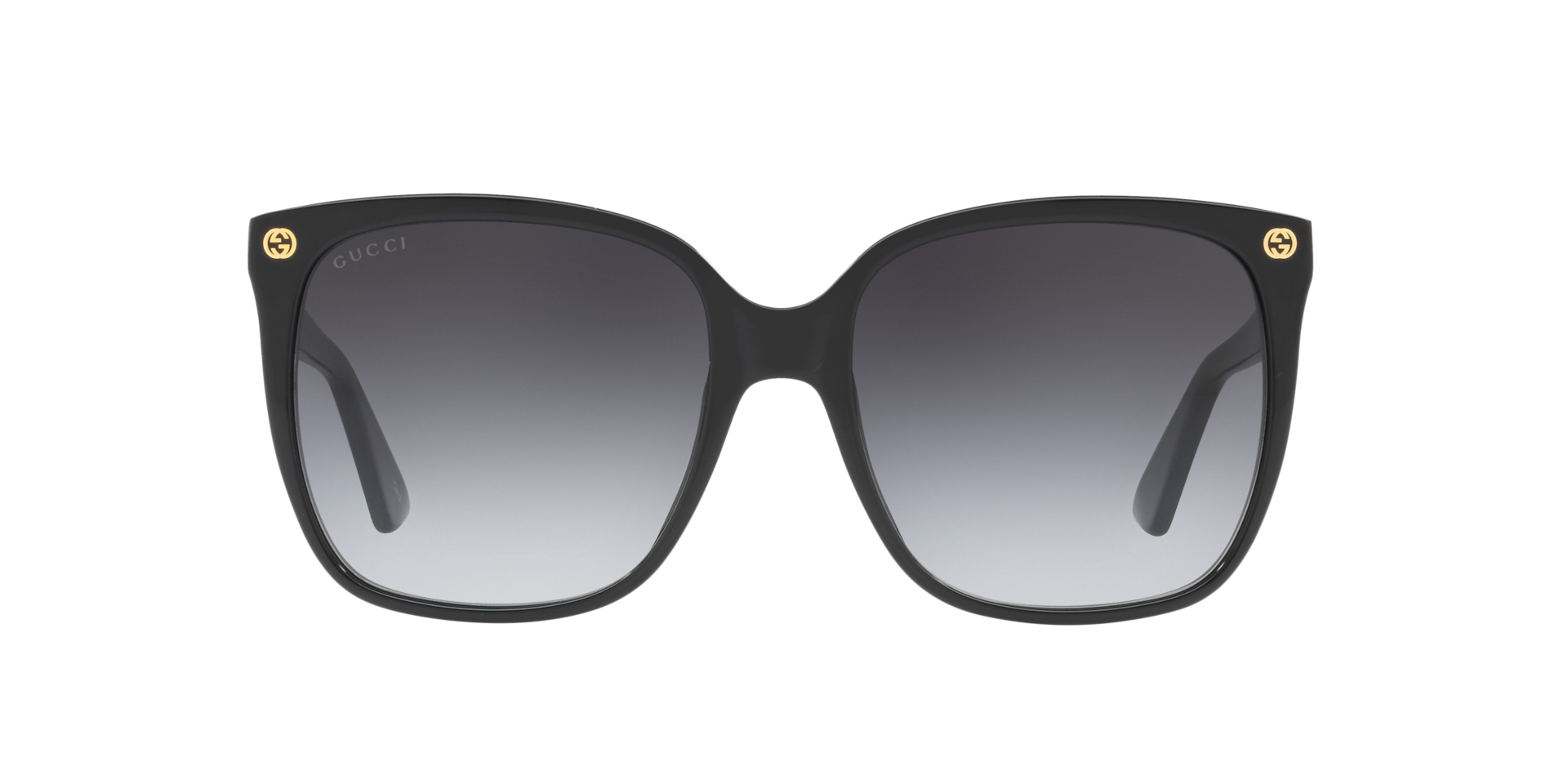 GUCCI Woman Sunglasses GG0022S - Frame color: Black, Lens color: Grey