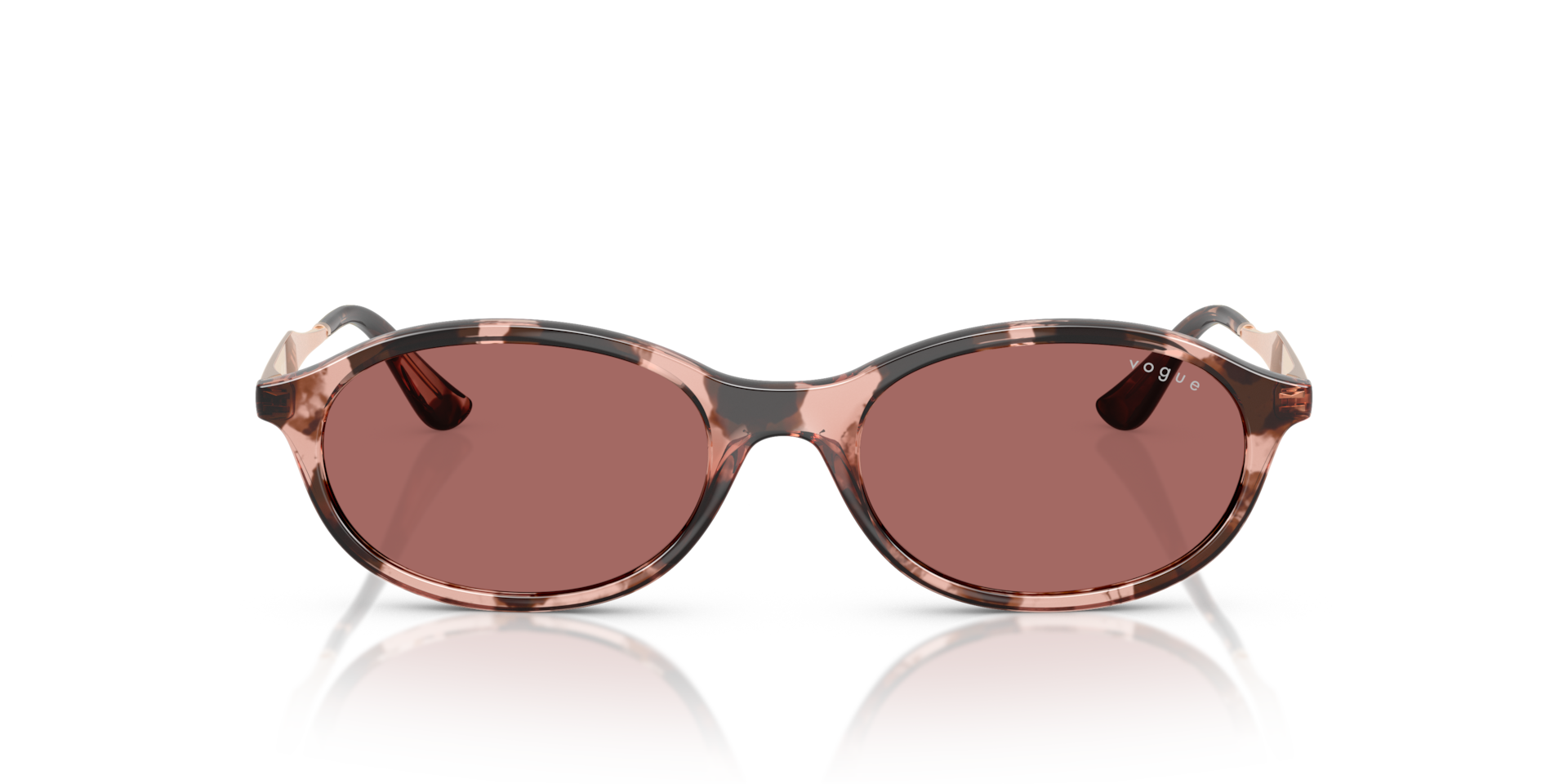 VOGUE EYEWEAR Woman Sunglasses VO5625S  -  Frame color: Rose Havana, Lens color: Dark Violet