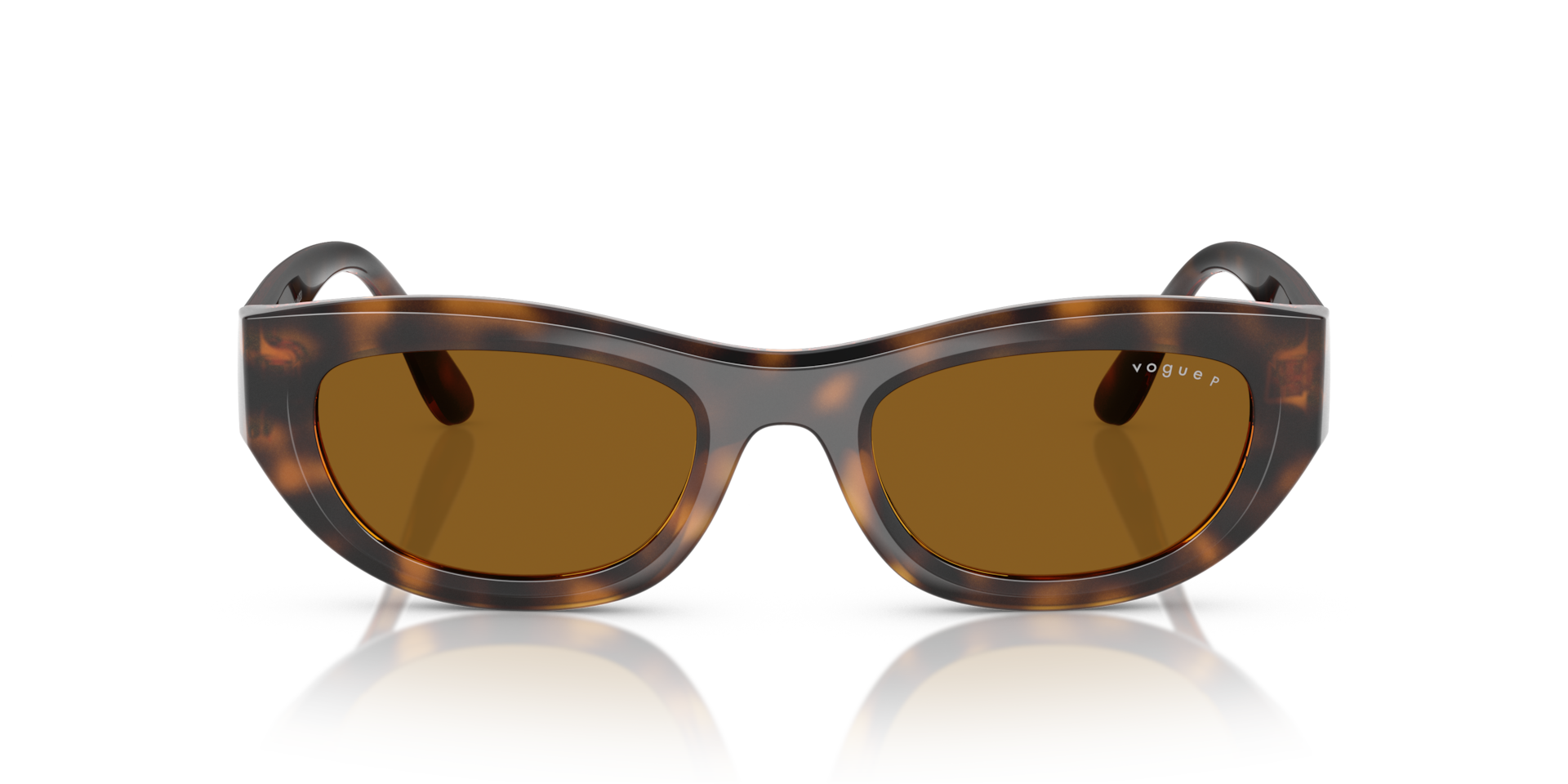 VOGUE EYEWEAR Woman Sunglasses VO5616S - Frame color: Total Dark Havana, Lens color: Dark Brown Polarized
