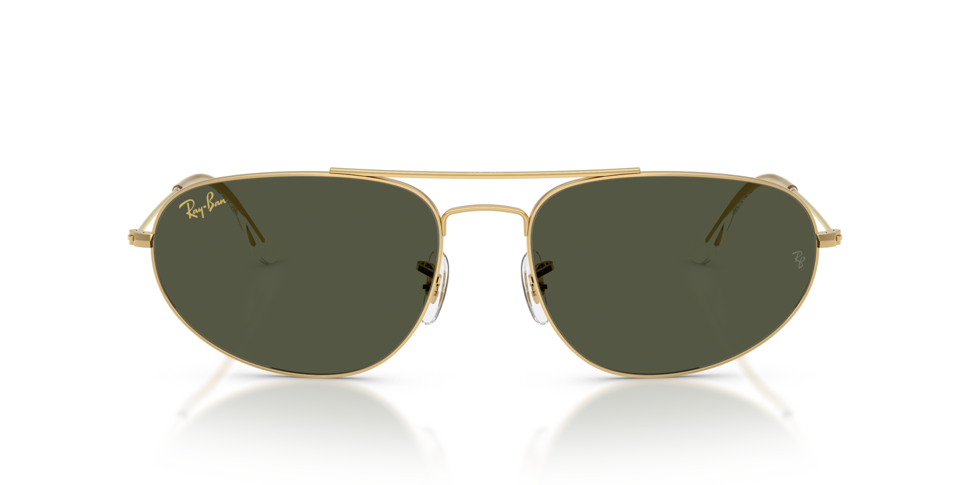 RAY-BAN Unisex Sunglasses Explorer IV  -  Frame color: Legend Gold, Lens color: Green