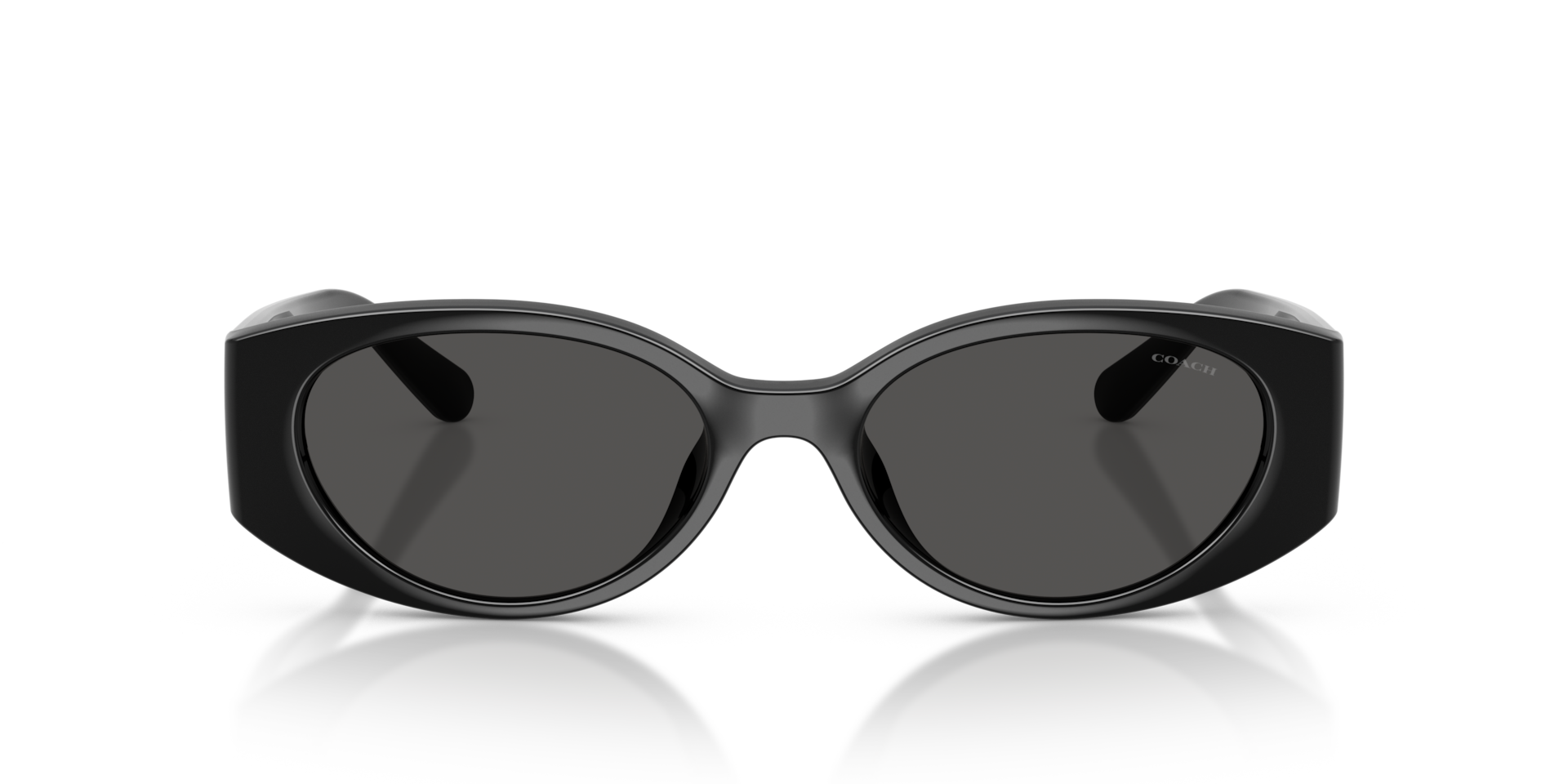 COACH Woman Sunglasses CFU06  -  Frame color: Black, Lens color: Grey Solid