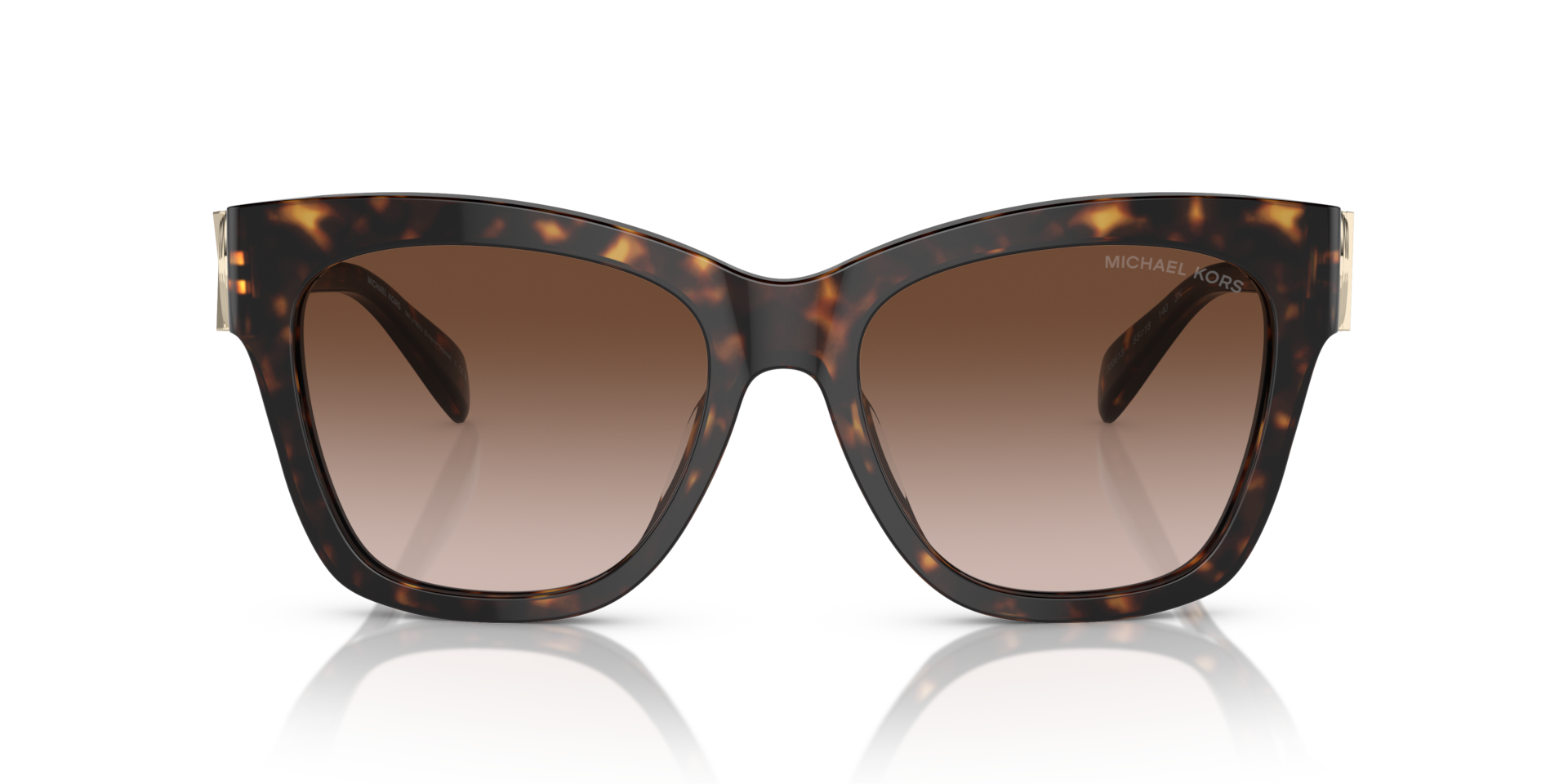 MICHAEL KORS Woman Sunglasses Empire Square  -  Frame color: Dark Tortoise, Lens color: Brown Gradient