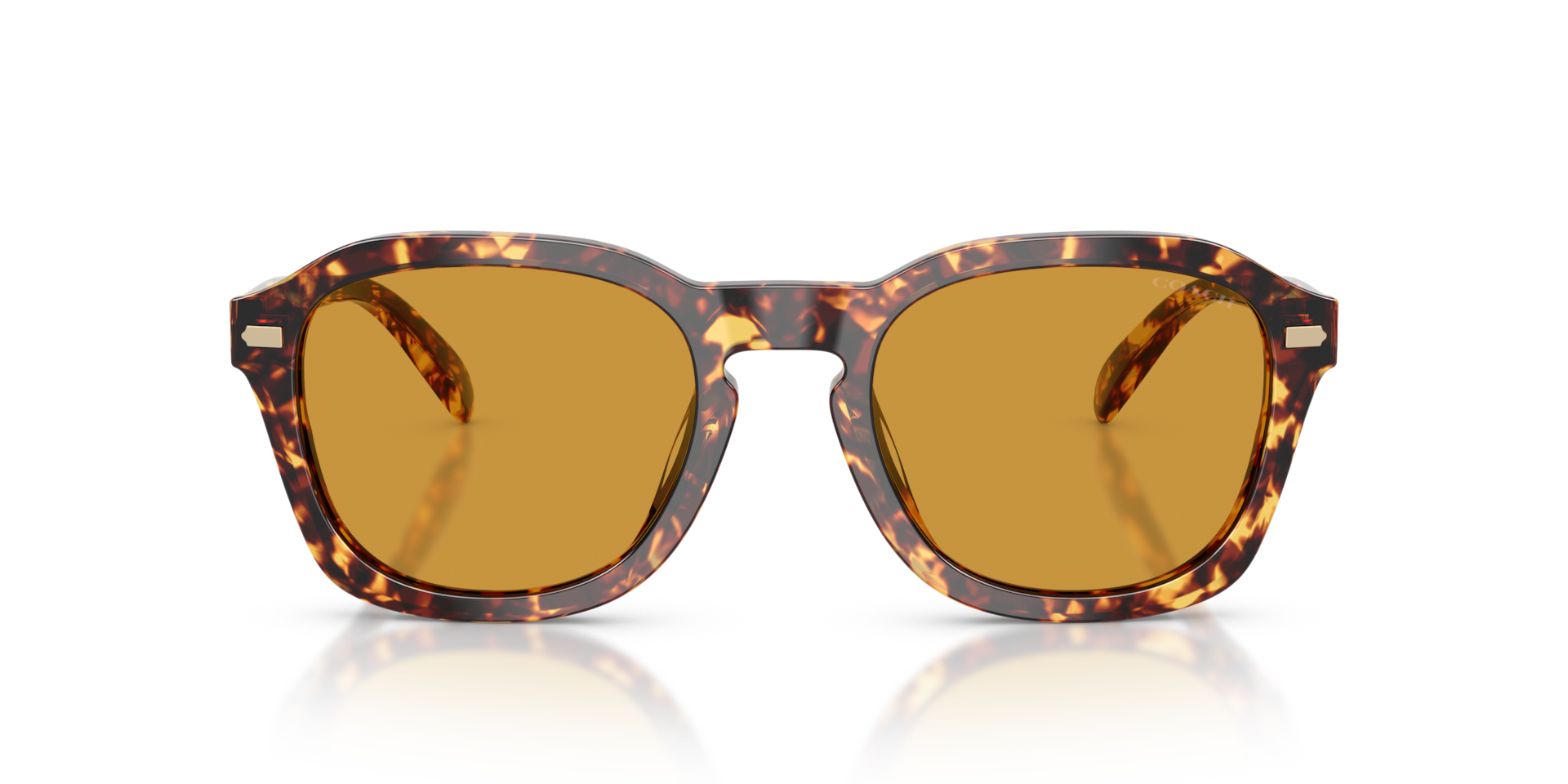 COACH Man Sunglasses CFU14  -  Frame color: Tortoise Mustard, Lens color: Mustard