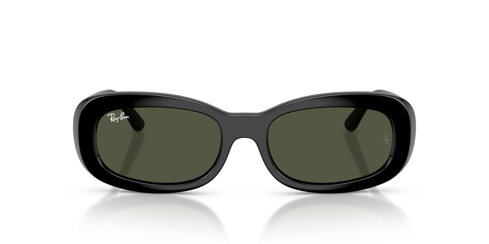 RAY-BAN Woman Sunglasses RB2221  -  Frame color: Black, Lens color: Green