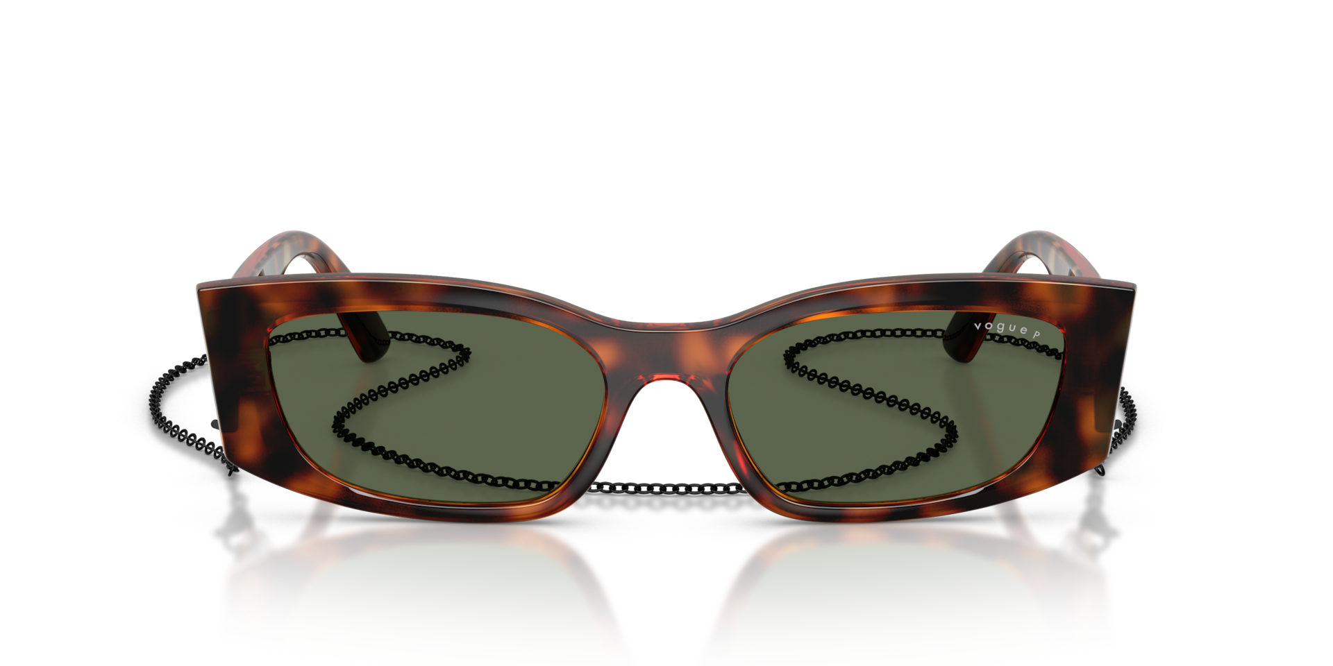VOGUE EYEWEAR Woman Sunglasses VO5655SU  -  Frame color: Dark Havana, Lens color: Dark Green Polarized