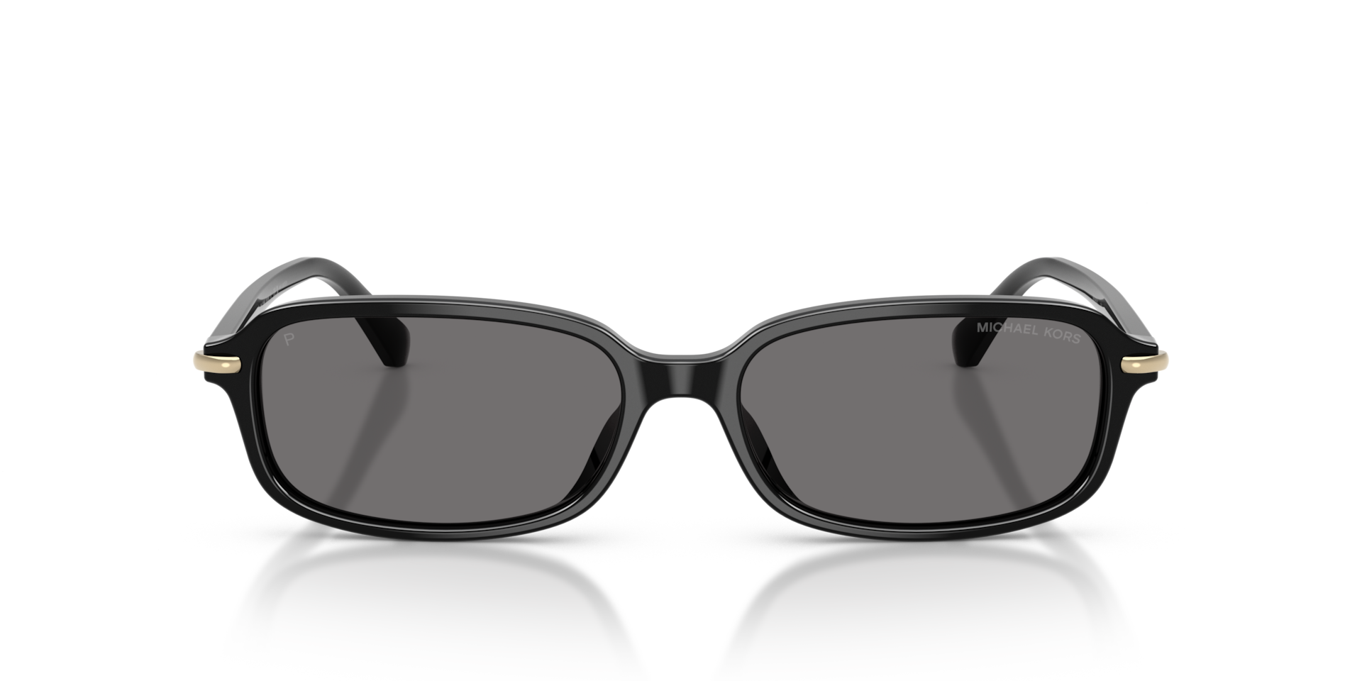 MICHAEL KORS Woman Sunglasses Agra  -  Frame color: Black, Lens color: Dark Grey Polarized