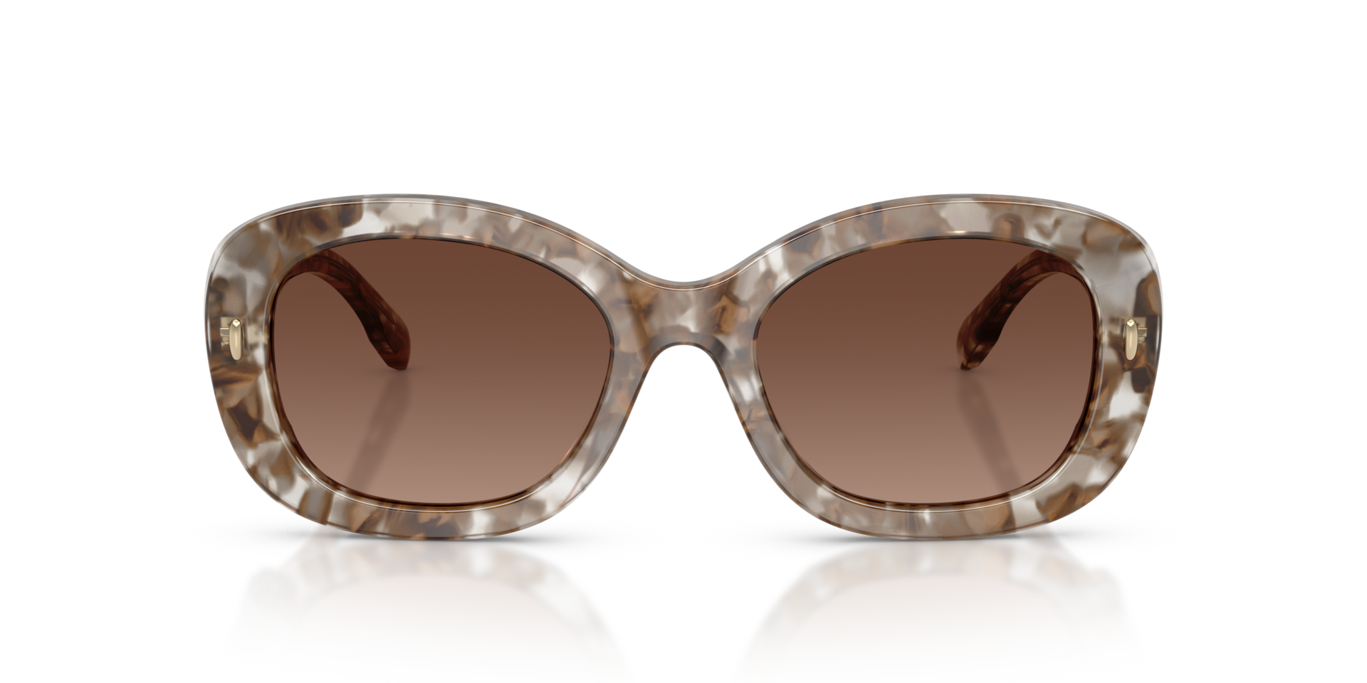 TORY BURCH Woman Sunglasses TY7226U  -  Frame color: Transparent Brown Tortoise, Lens color: Polar Light Brown Gradient