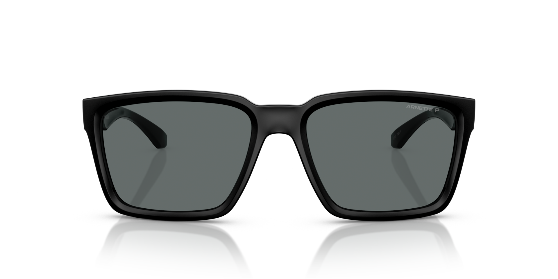 ARNETTE Man Sunglasses Plot Twist - Frame color: Black Matt Top/Shiny, Lens color: Polarized Grey