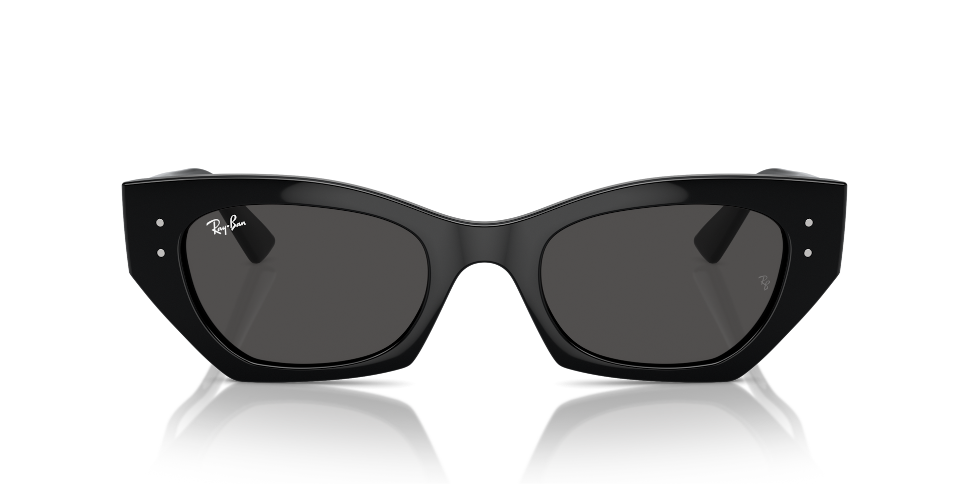 RAY-BAN Unisex Sunglasses Zena Bio-Based  -  Frame color: Black, Lens color: Dark Grey