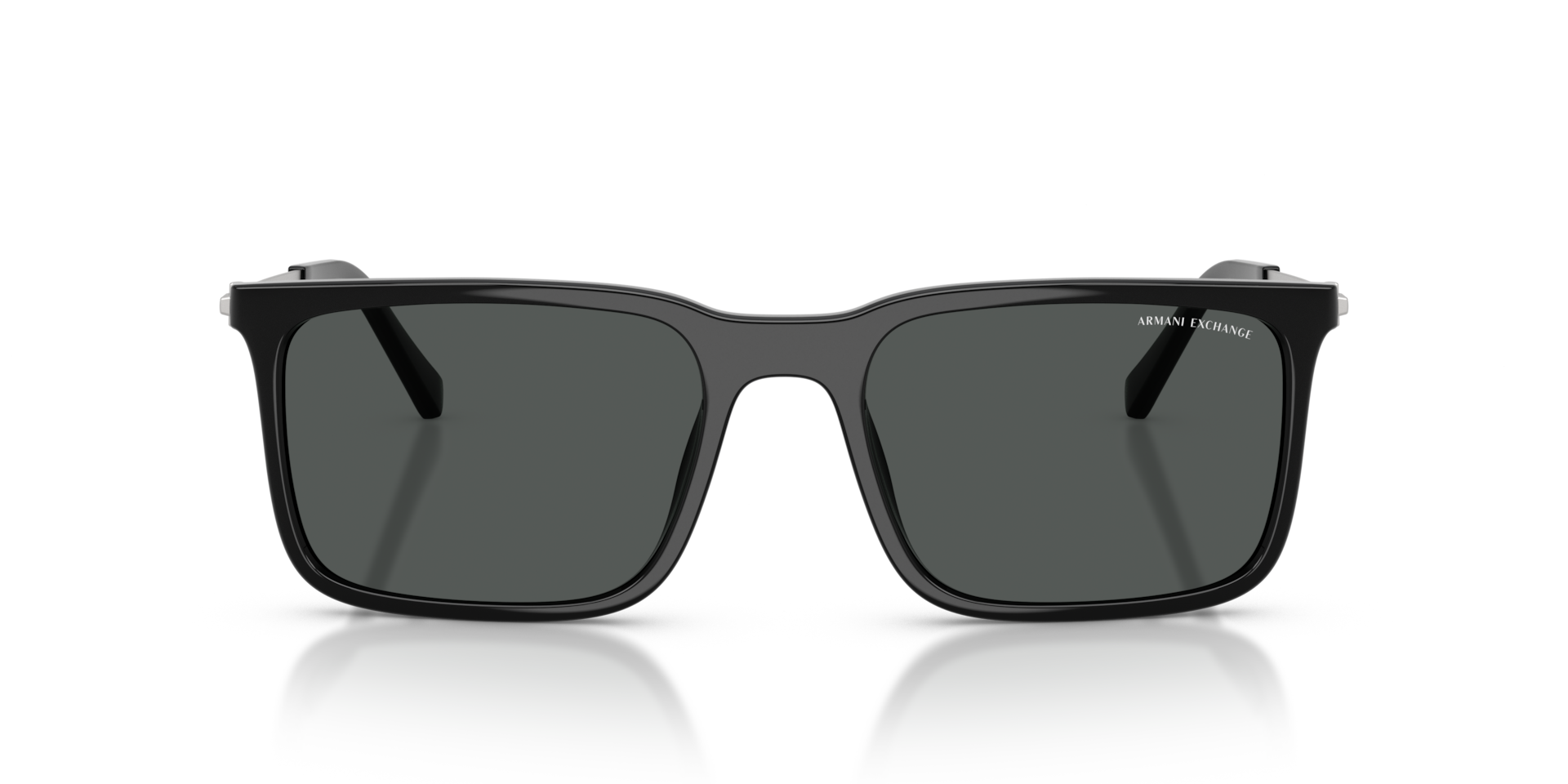 ARMANI EXCHANGE Man Sunglasses AX4175SU - Frame color: Shiny Black, Lens color: Dark Grey