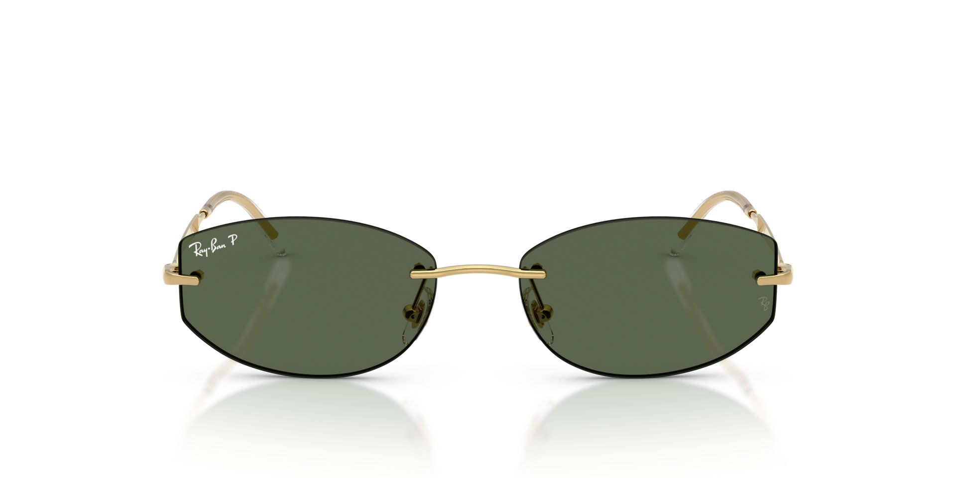 RAY-BAN Unisex Sunglasses RB3792  -  Frame color: Arista, Lens color: Dark Green Polarized